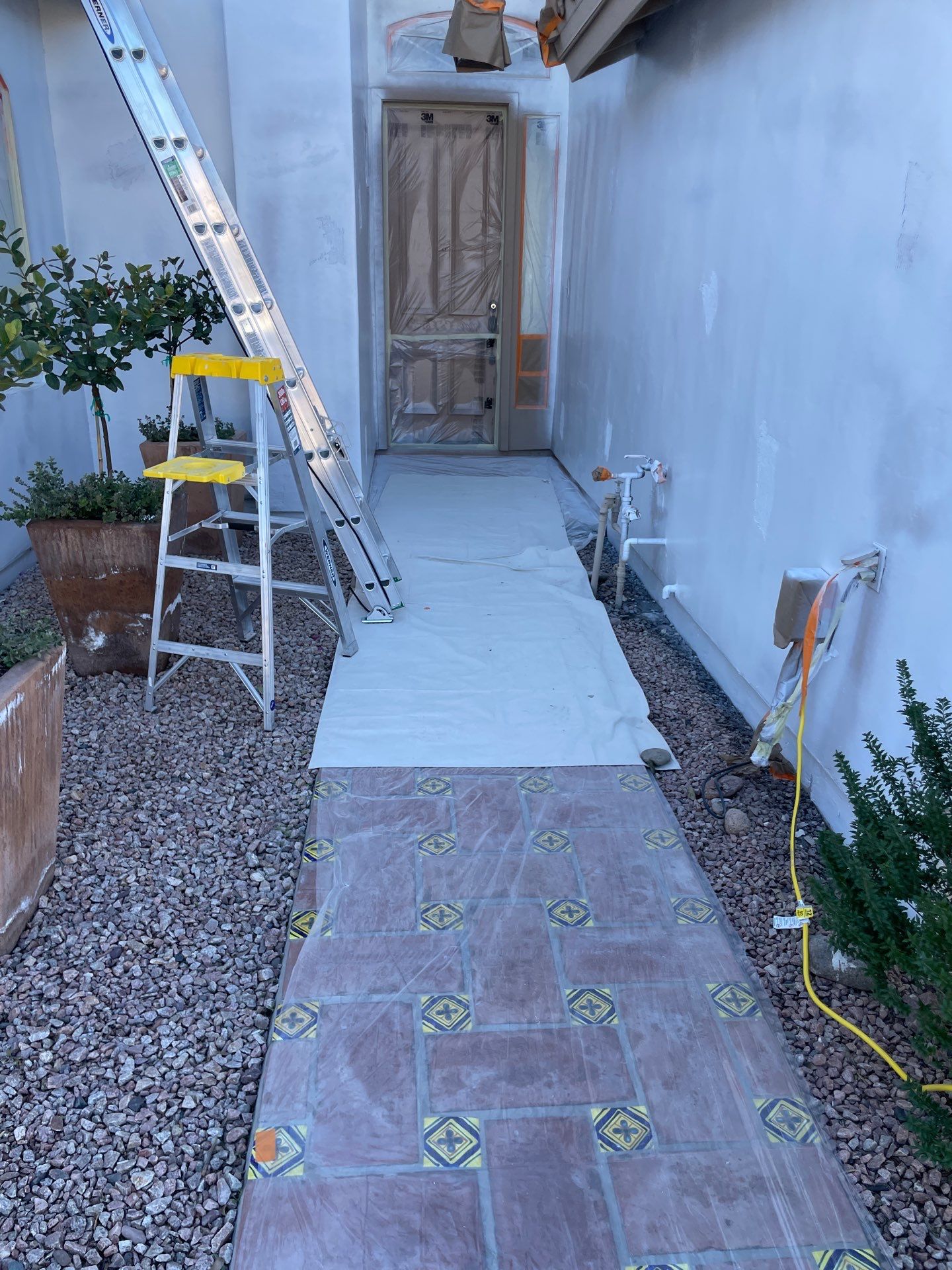 Gazzo - A Beautiful Home Exterior Transformation in Scottsdale, AZ with C&M Primer and Sherwin Williams Paints by Double G Painting Contractors, LLC