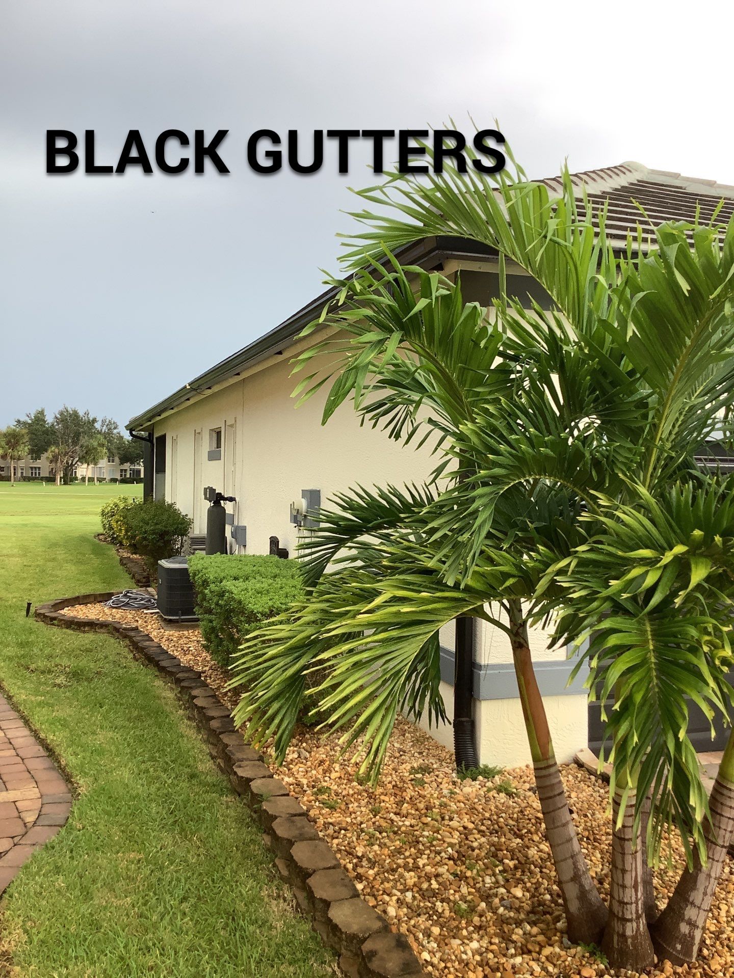 Black Seamless Gutters  by Gutter Professors