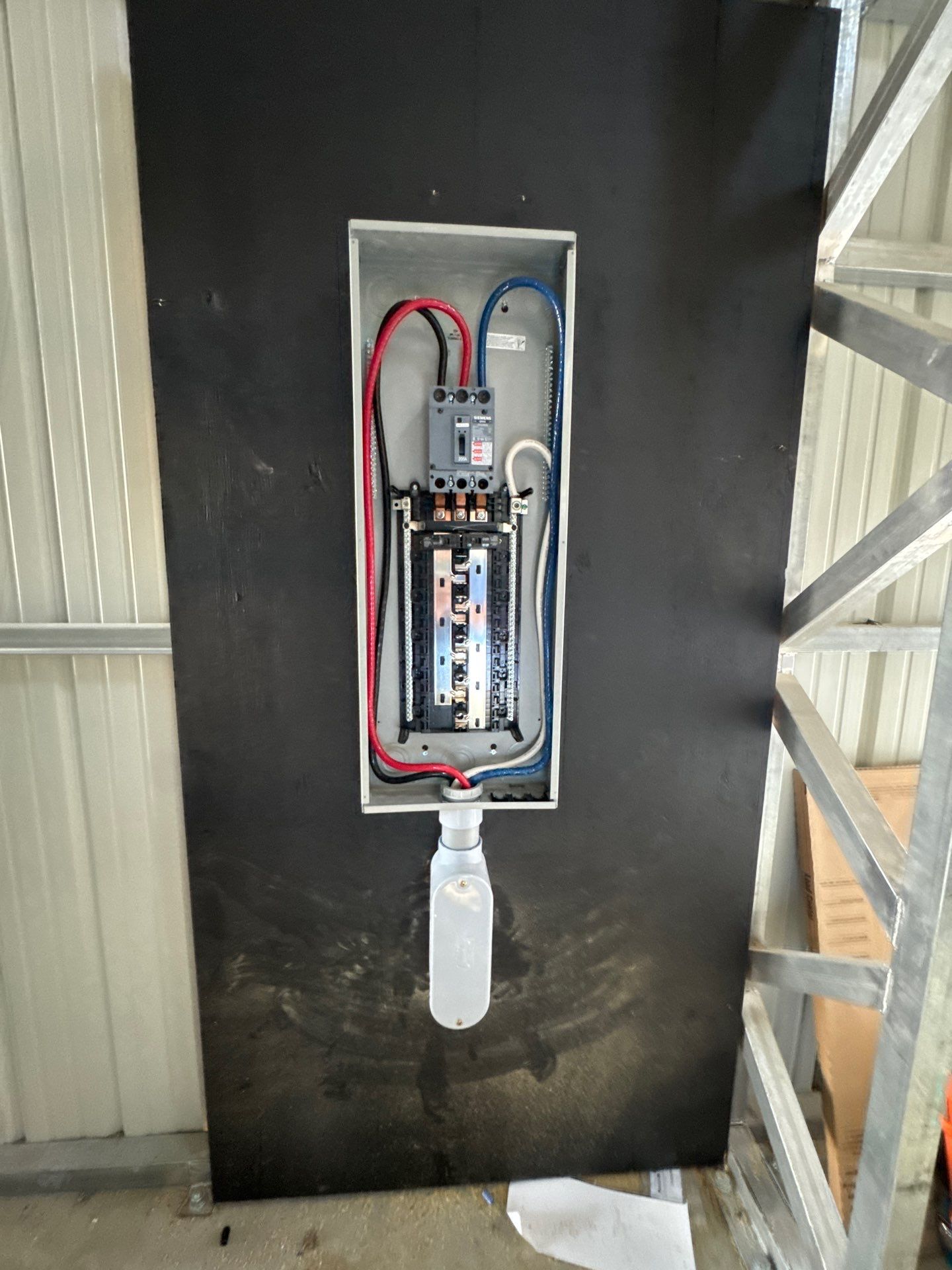200 amp 3-phase underground service by Total improvement concepts LLC
