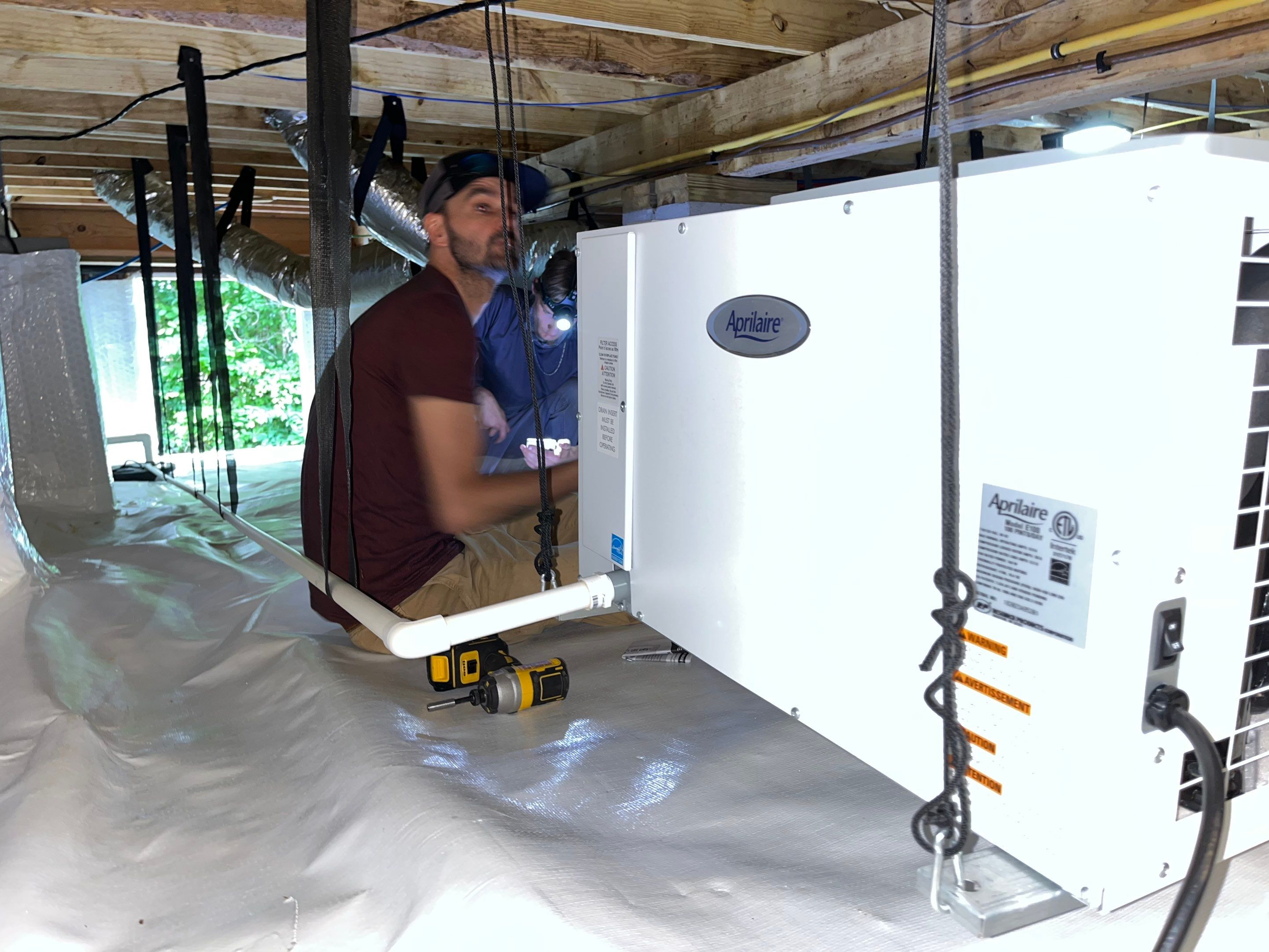 Impact Choice Encapsulation with French Drain, Mold Removal, and Crawlspace Door by Impact Crawlspace