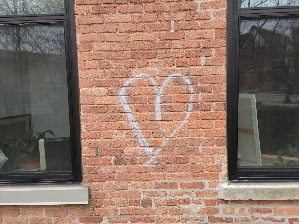 Graffiti removal  using Graffiti remover by Northern Power Washing LLC.