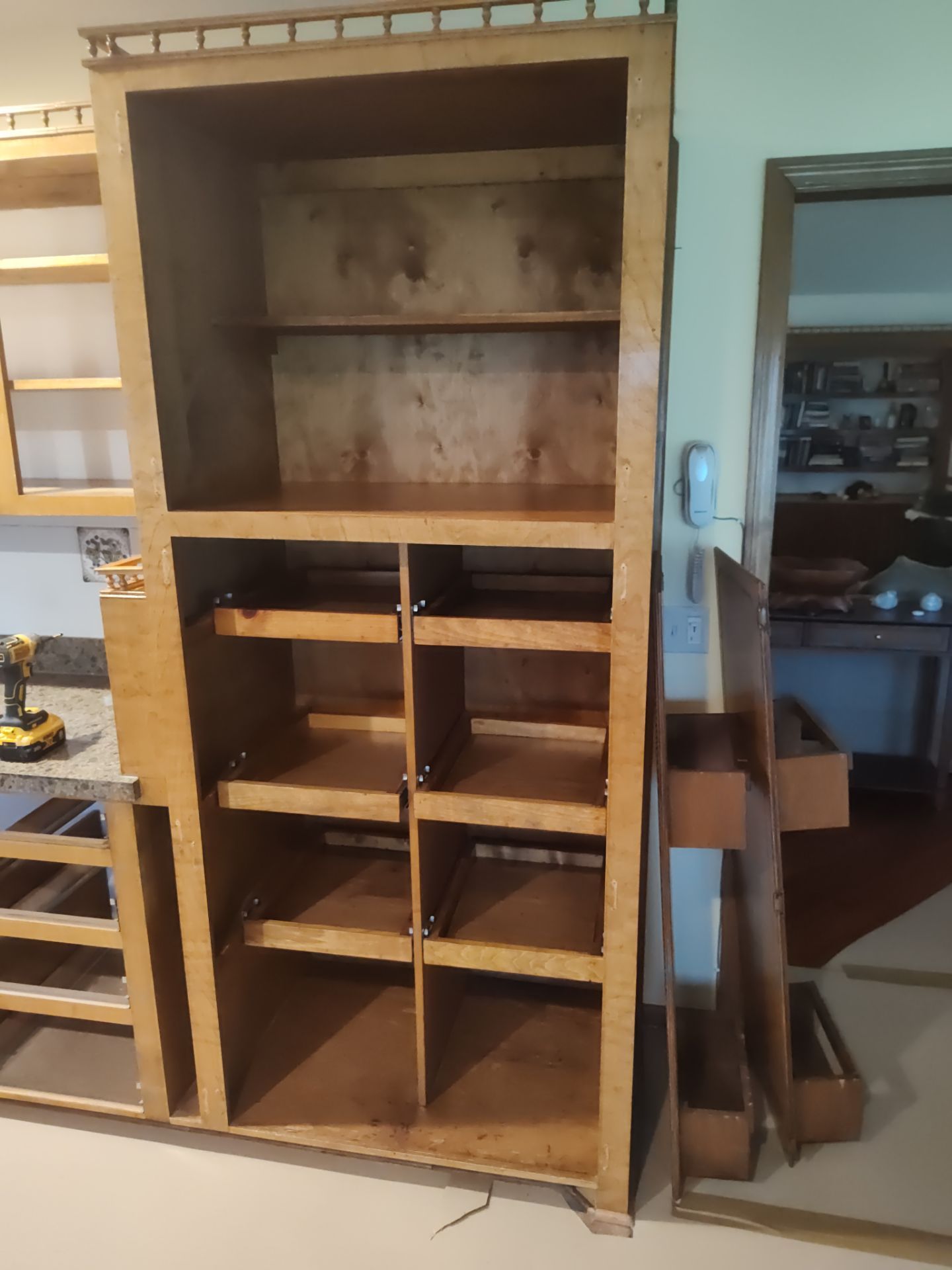 Remodel Kitchen refinishing cabinets by Cornerstone Home Builders, LLC