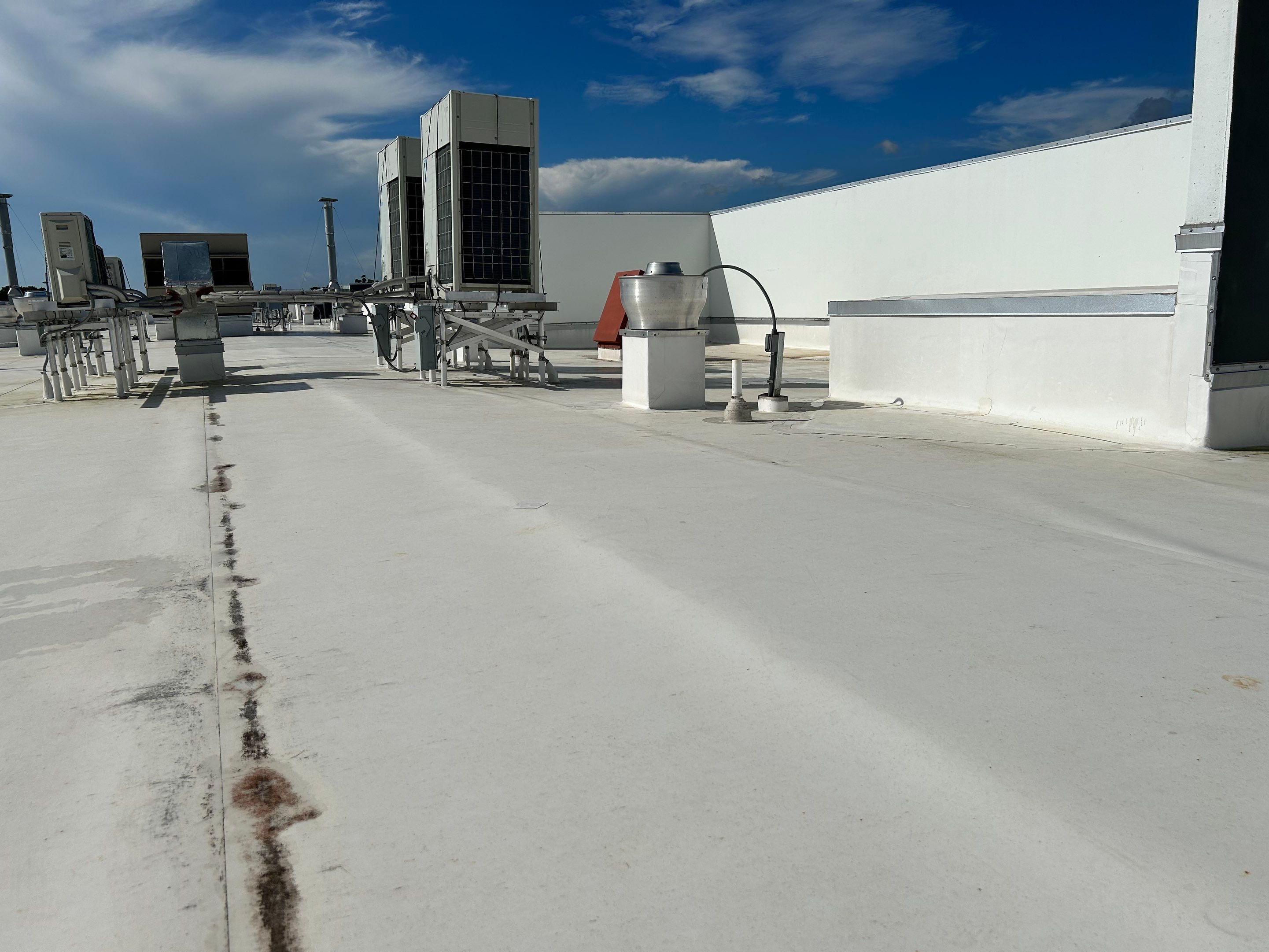 TPO Flat Roof Installation at Dade Quail Roost in Miami by AJF ROOFING INC