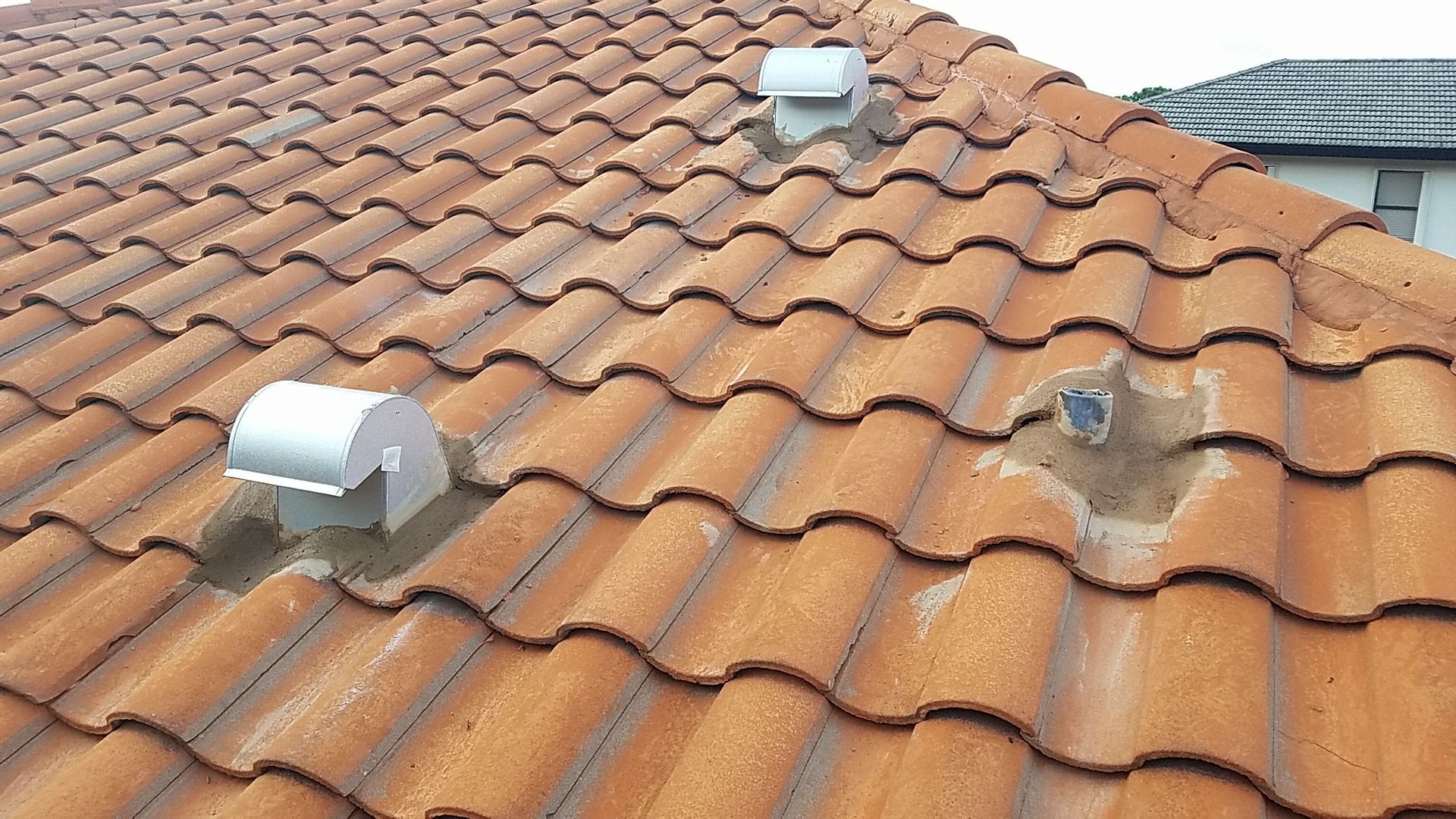Tile Roof Repair and Skylight Replacement in Palm Beach Gardens by Aastro Roofing