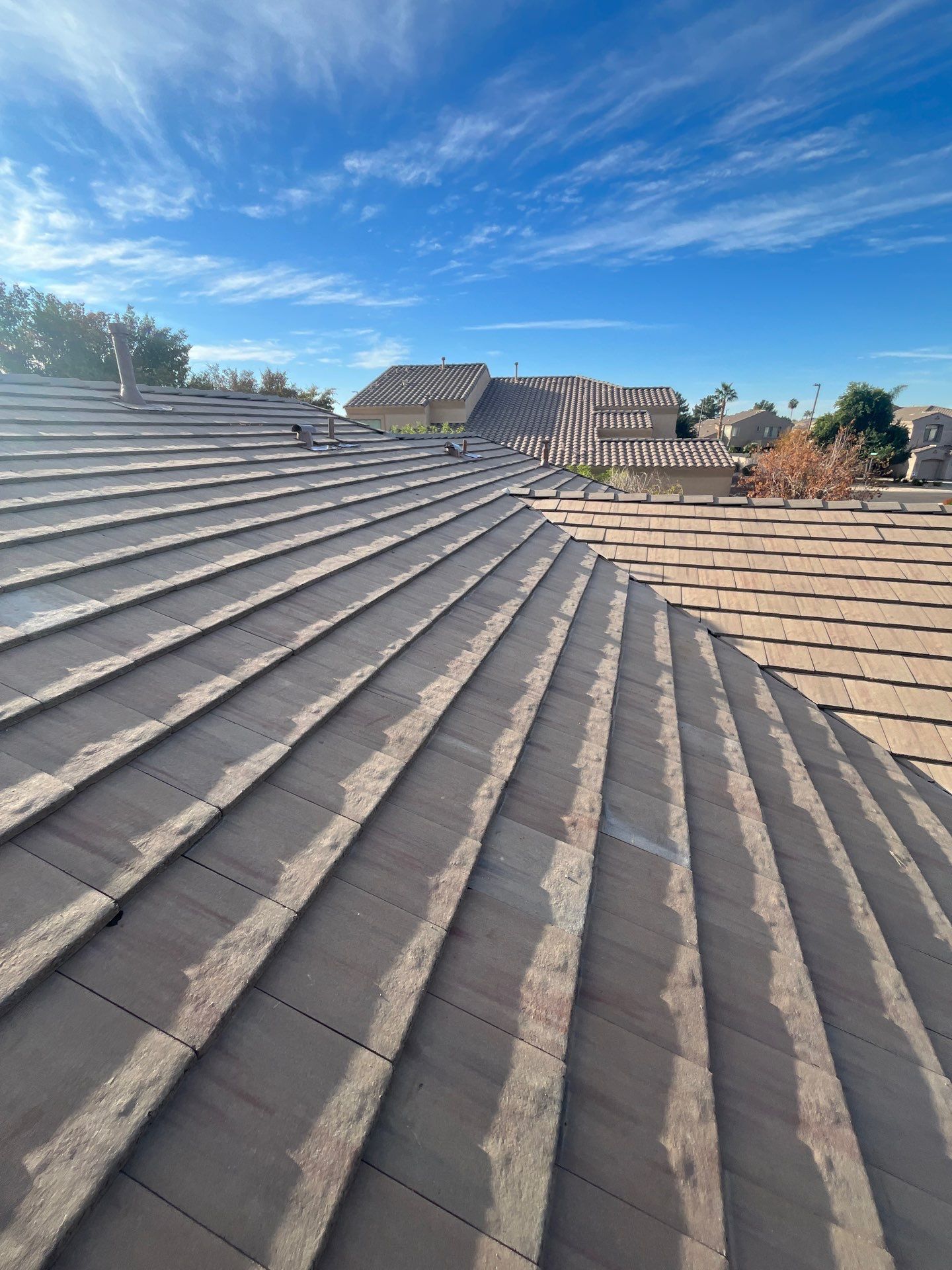 Autumn Sand Concrete Tile by Reimagine Roofing