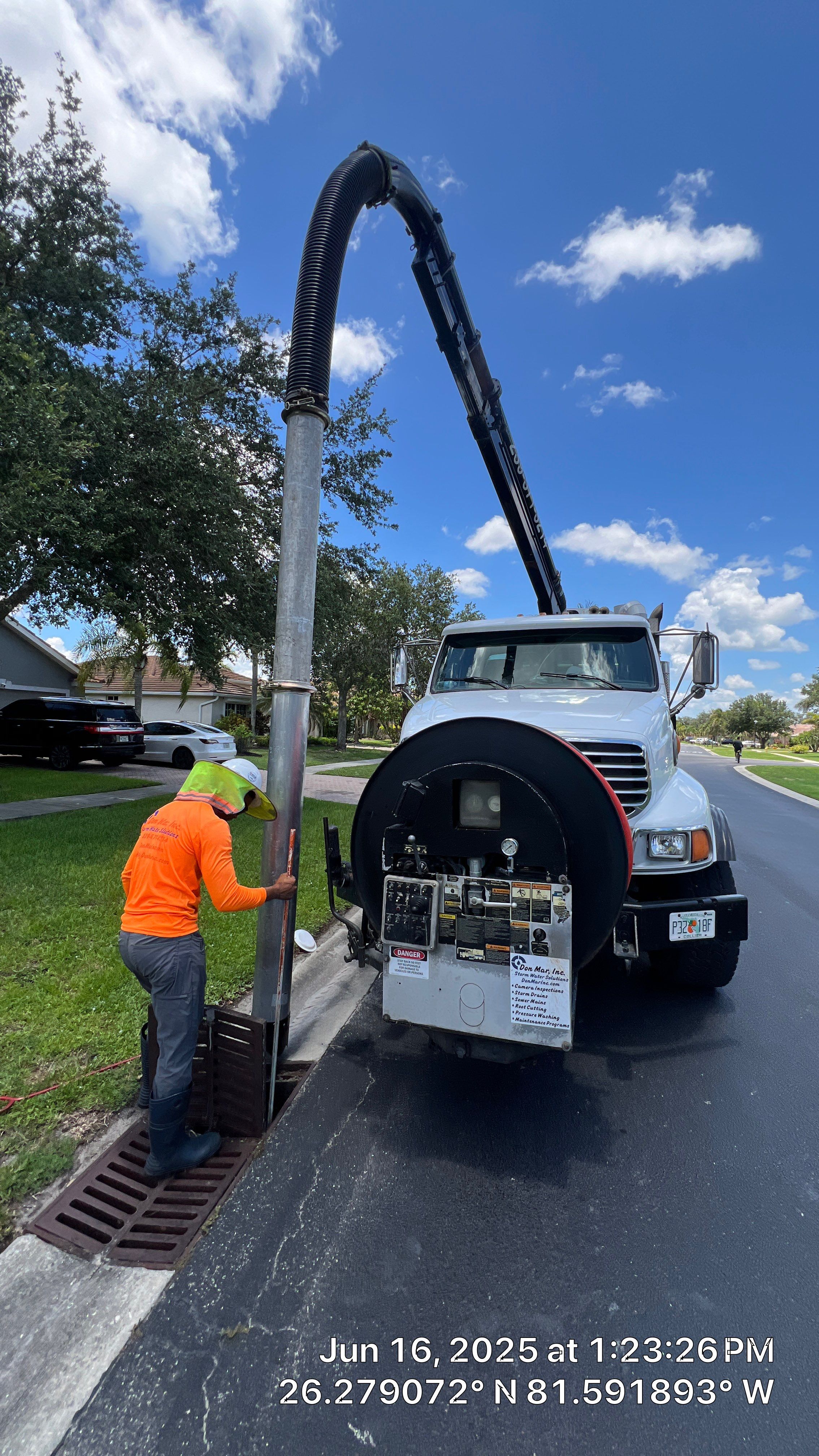 Naples Association Stormwater System Cleaning by Don Mar, Inc. Storm Water Solutions