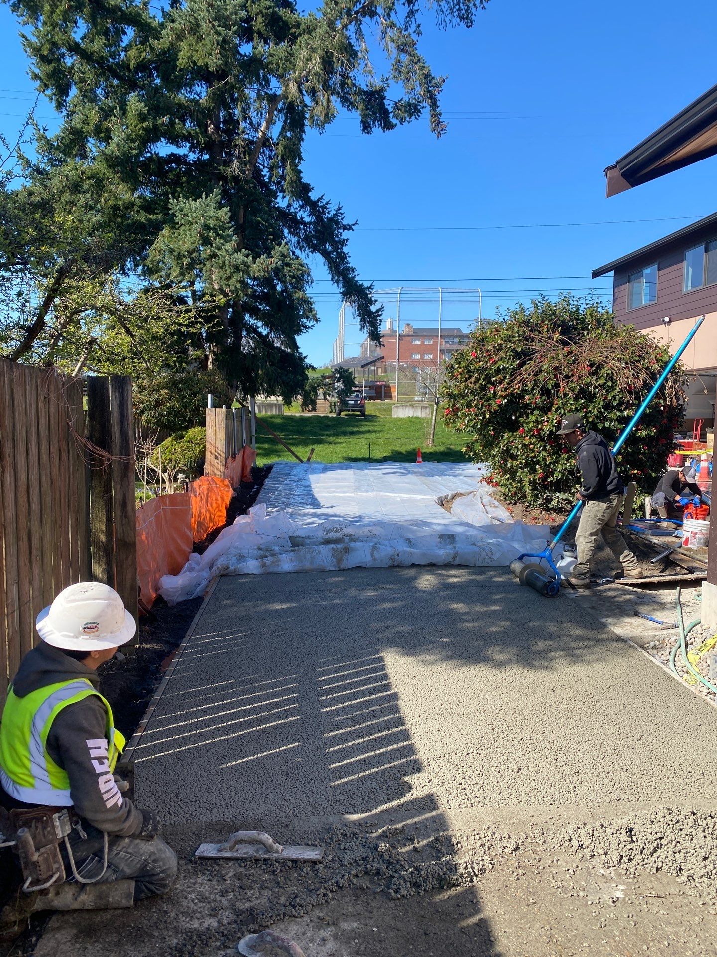 Ron | Pervious Concrete Driveway  by Jireh Asphalt & Concrete Inc 