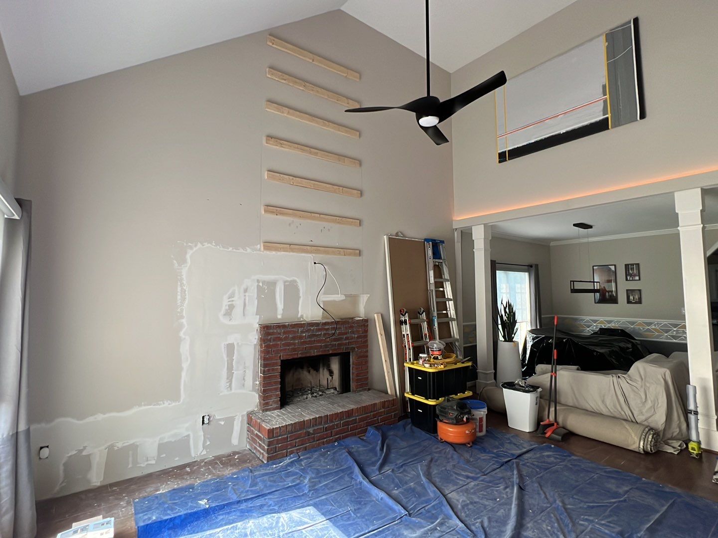 Ridgeway Parc - Chimney Buildout by Pillar and Pine