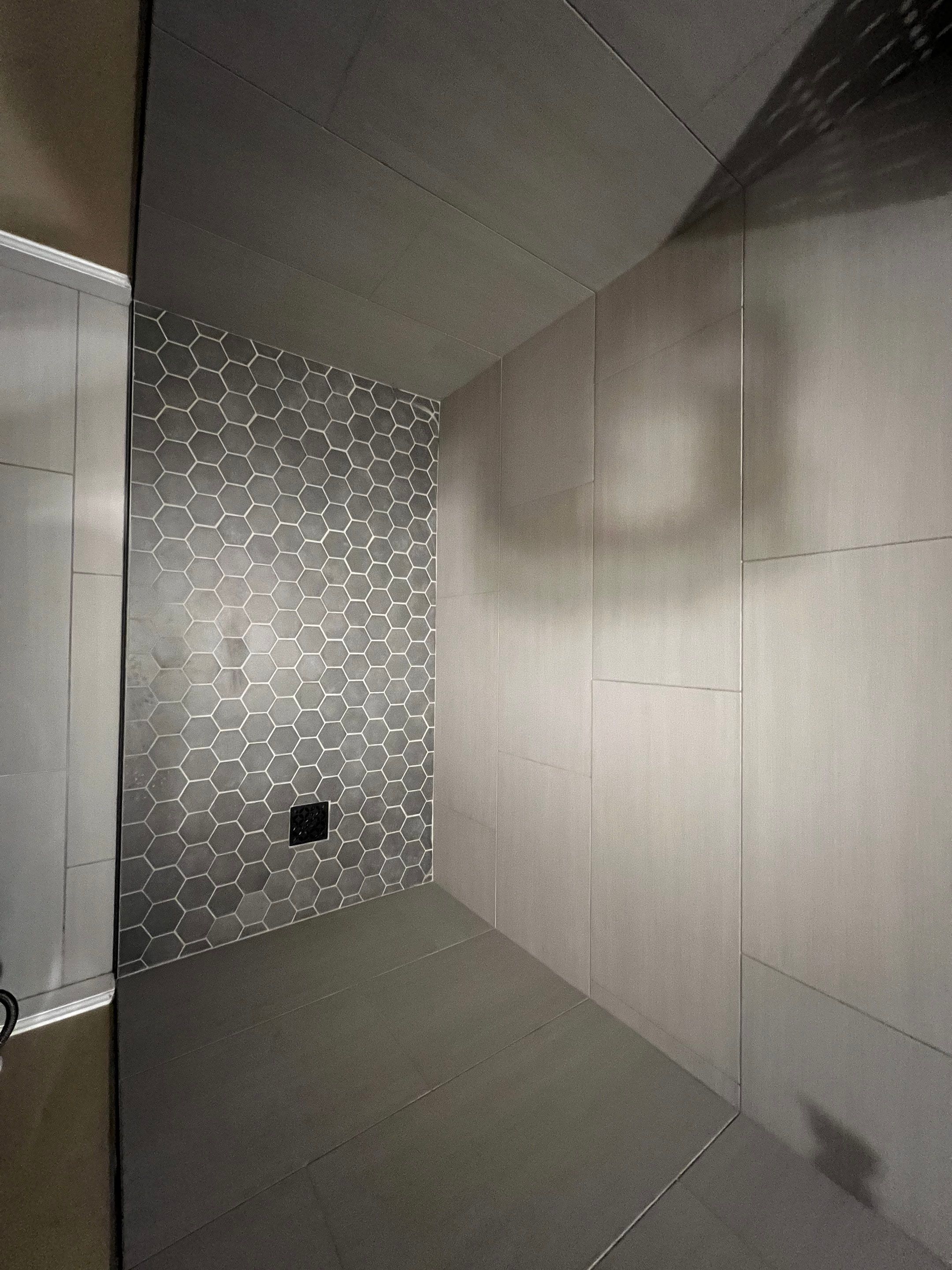 Finished Basement Renovation Featuring Polished Concrete in Atlanta by Swift Home Renovations