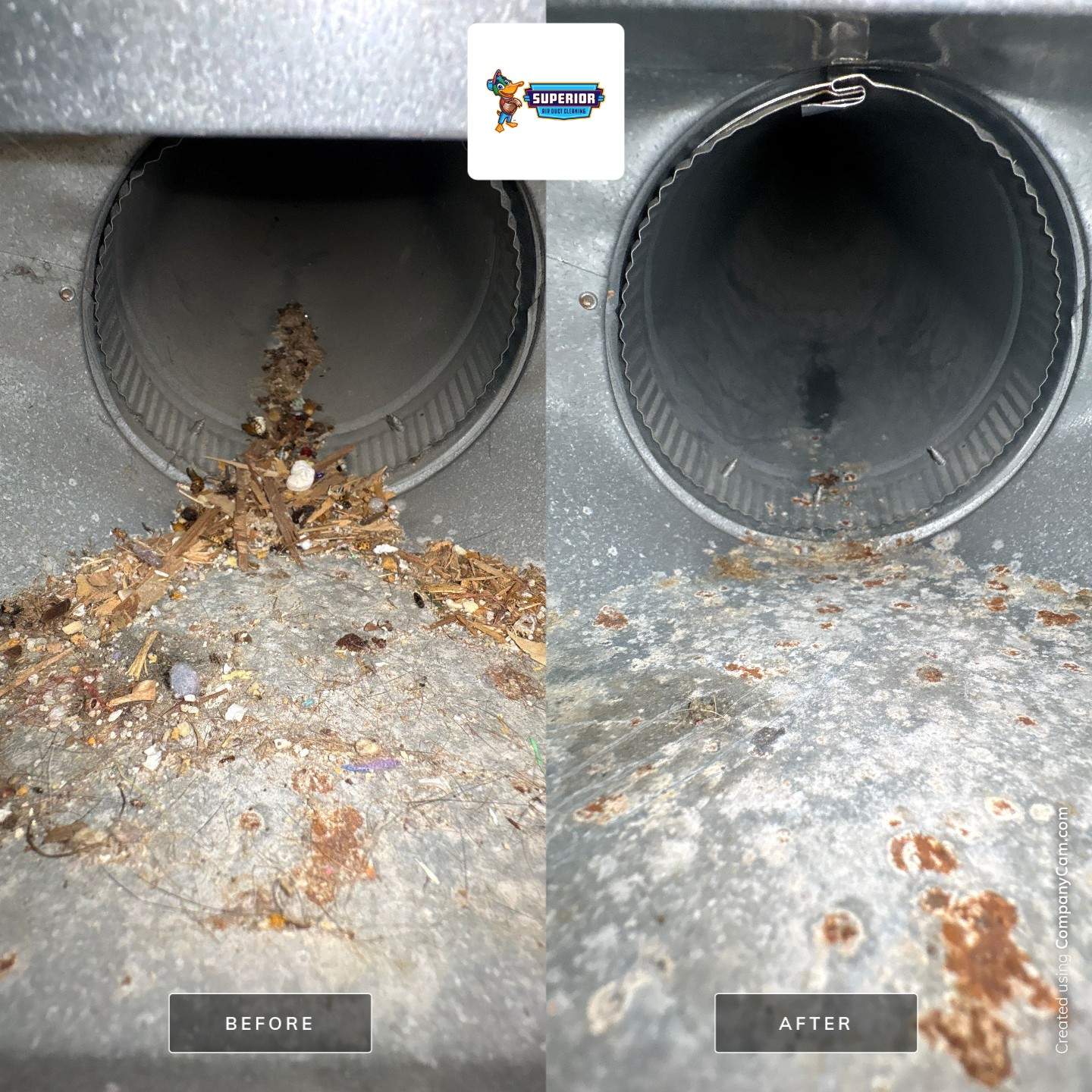 Air Duct Cleaning With a Vacuum Truck in New Castle, PA by Superior Air Duct Cleaning