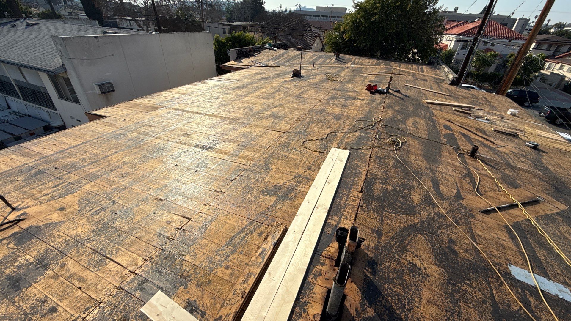 Commercial Roofing Installation using CertainTeed GTA Modified Bitumen System by Hull Brothers Roofing