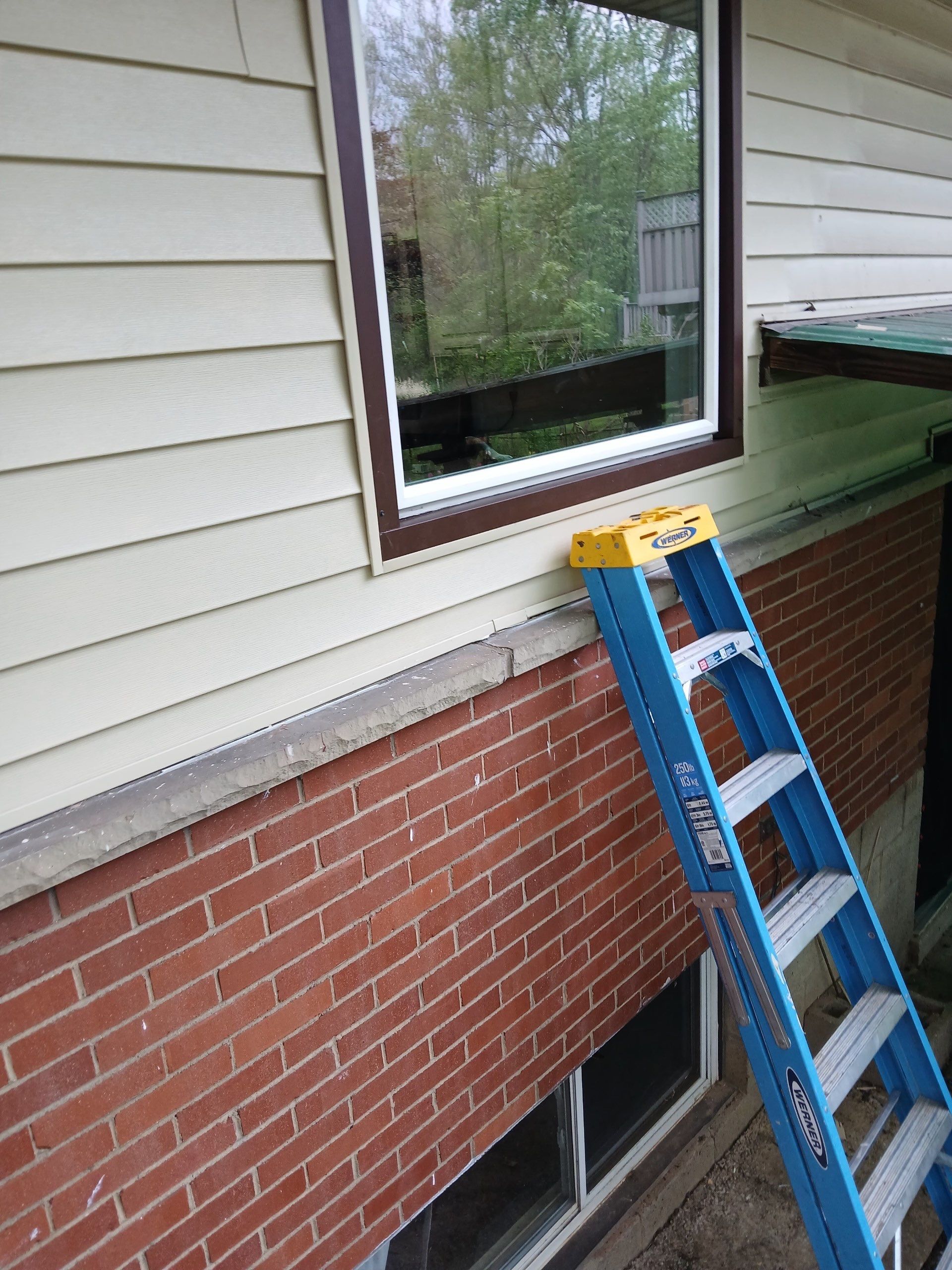 Deck and door install by Cousins Roofing Siding & Decks