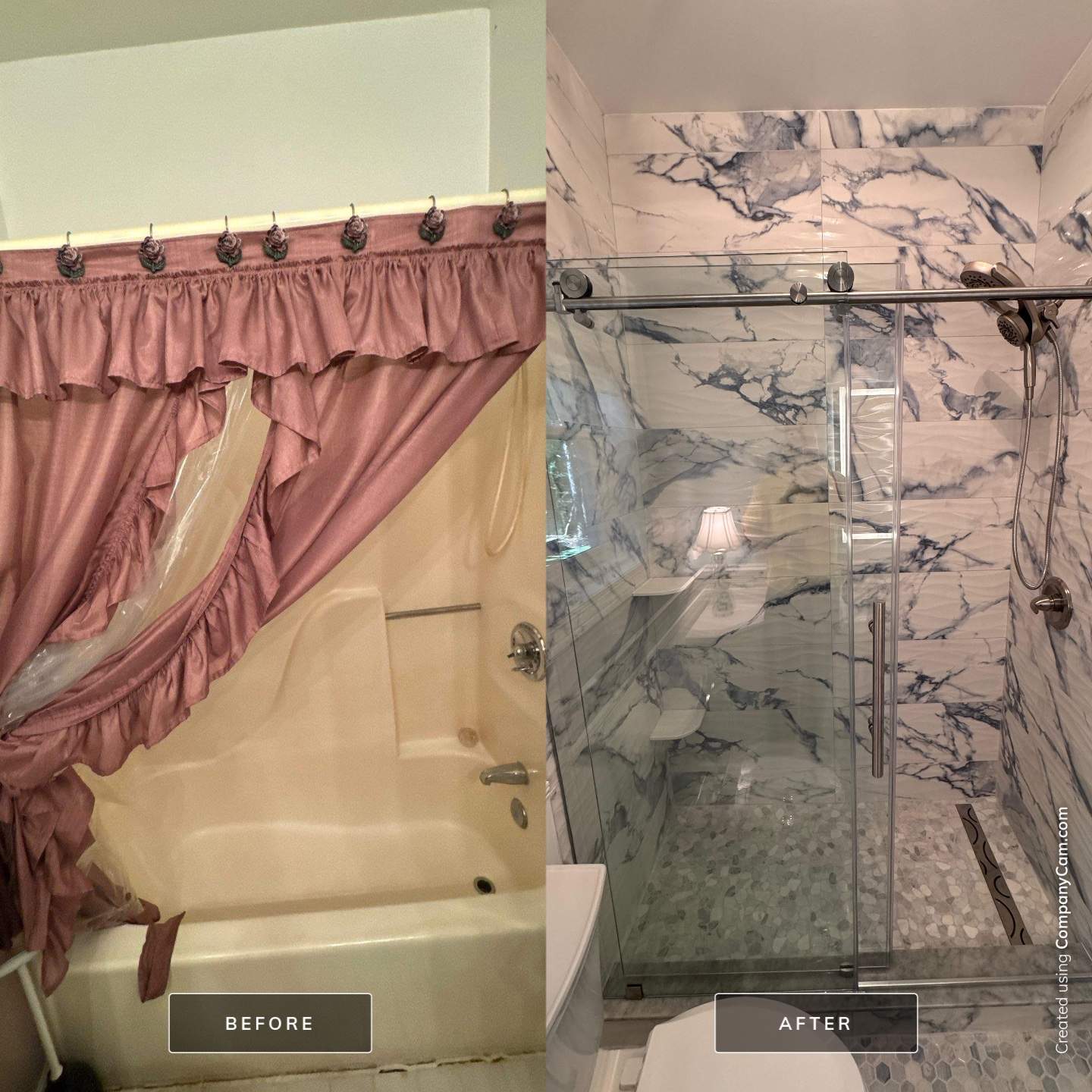 Guest bathroom renovation by Prudencio