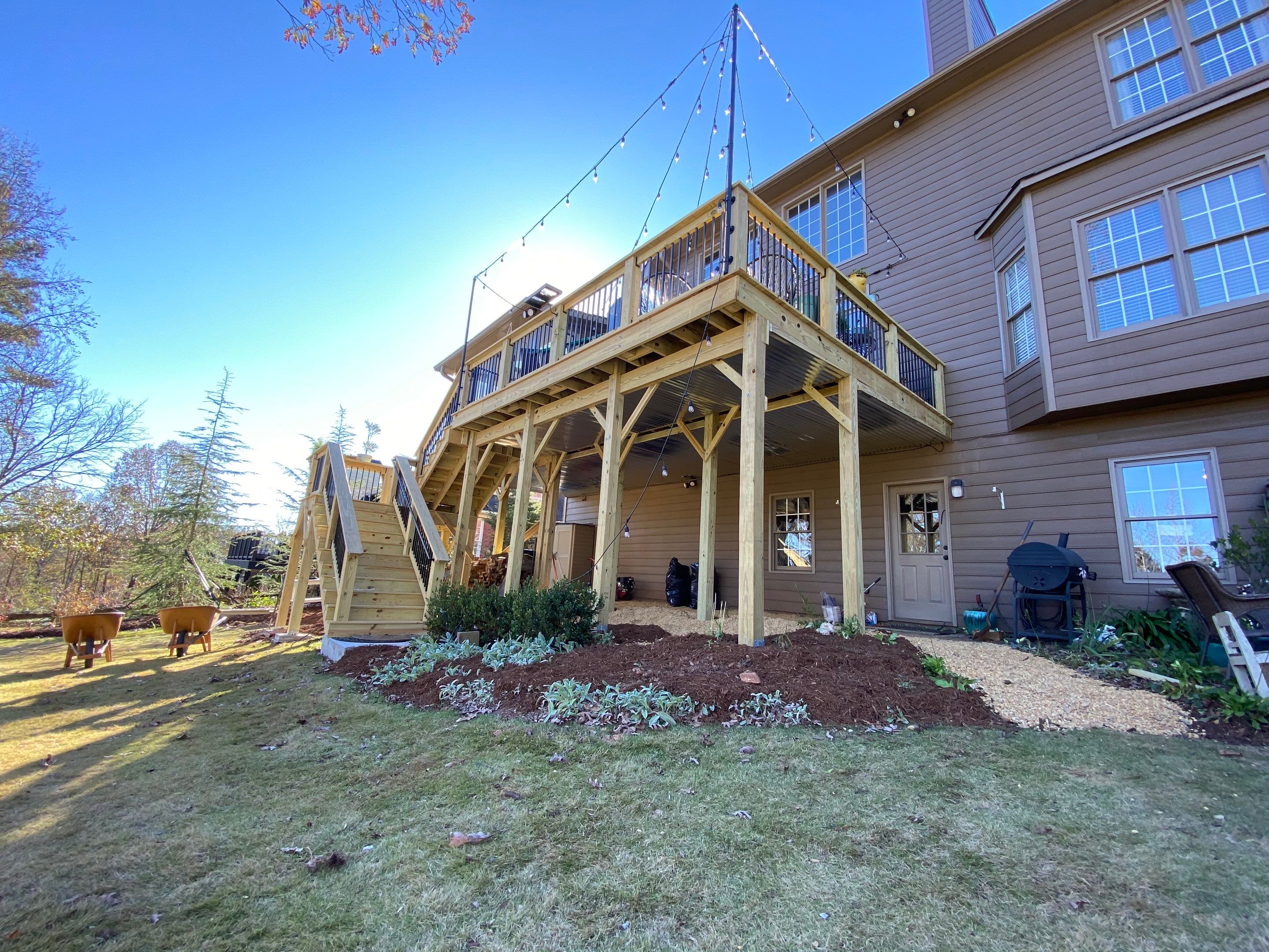 Multi-Level Deck Replacement and Bay Window Installation in Suwanee by Swift Home Renovations