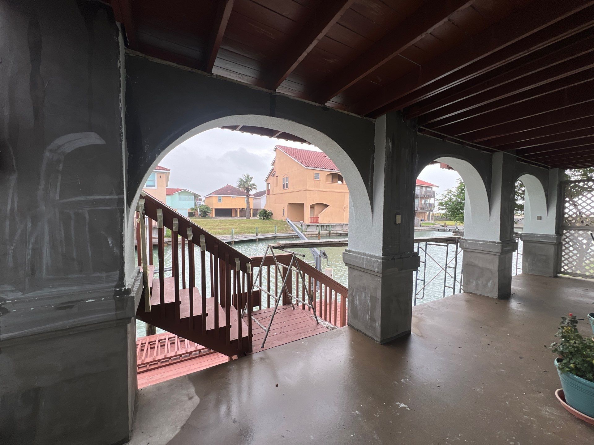 Waterfront Stucco Remastered by Bayfront Roofing and Construction