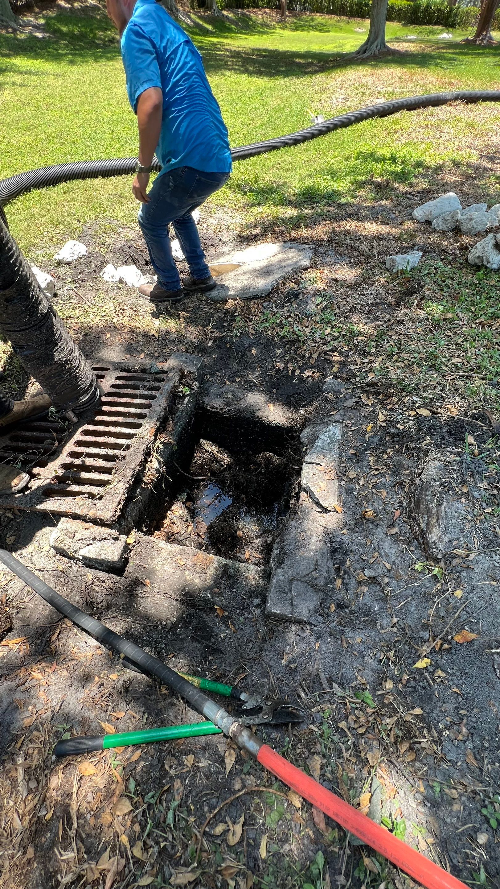 Condo Storm Water System Cleaning and Maintenance by APS Power & Water