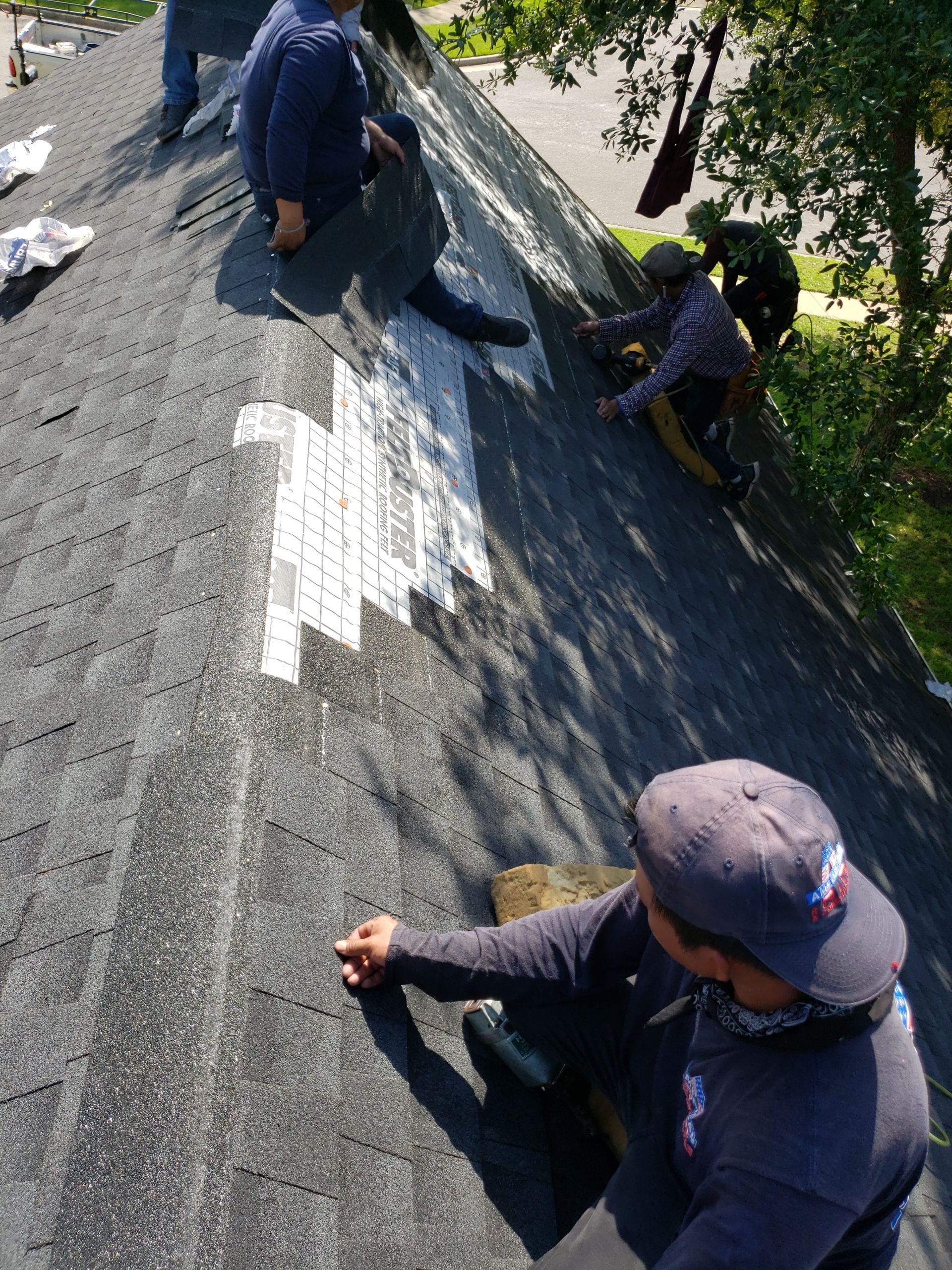Residential Roofing Installation using Roof Replacement by American Roofing & Construction LLC