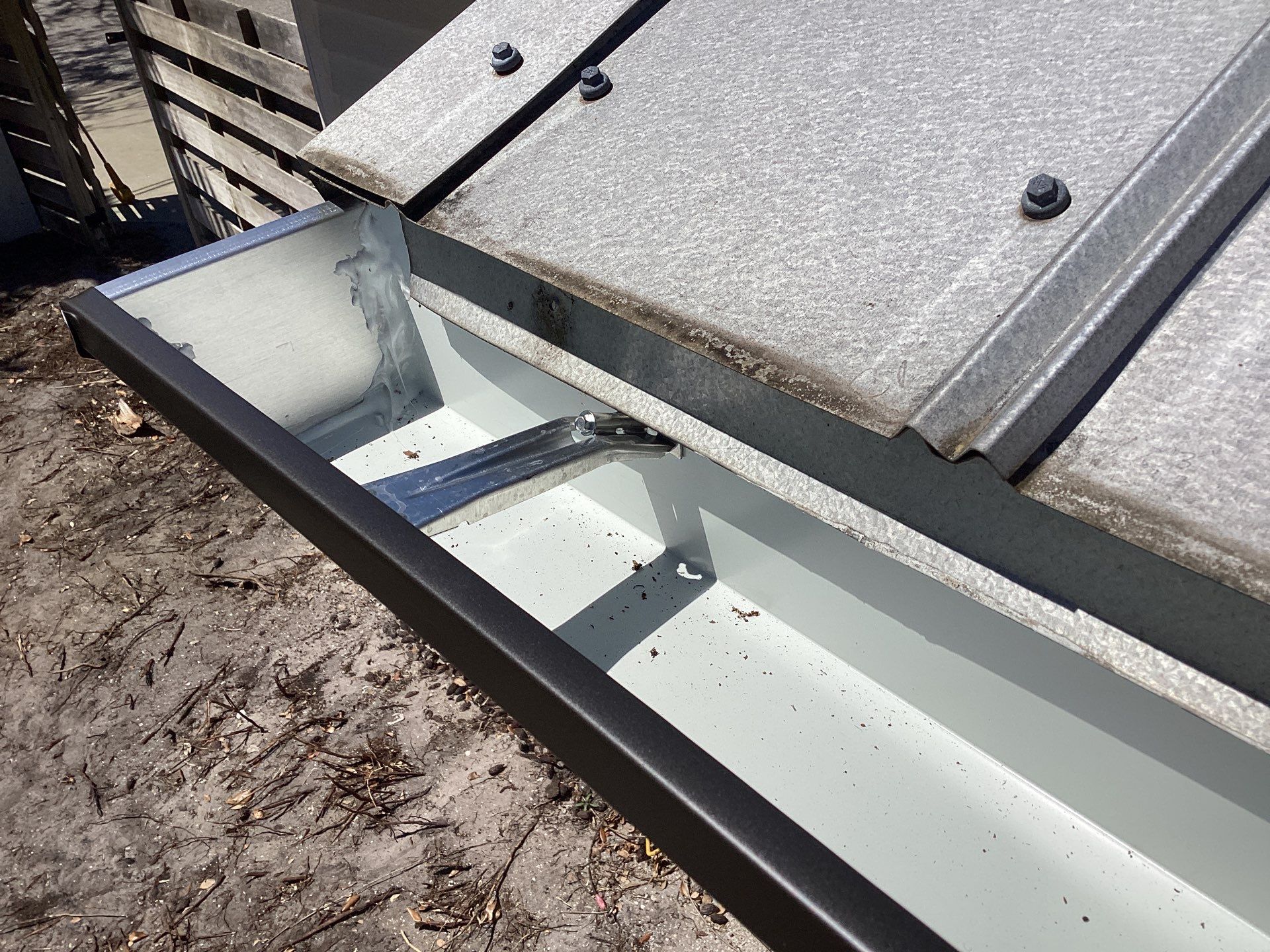 Gutter Guard Installation Project in Sarasota FL by Gutter Professors