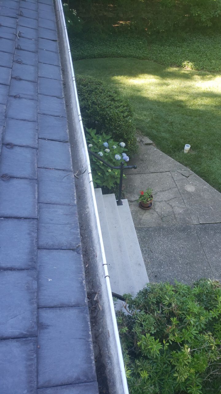 Slate Roof Repair & Gutter Cleaning in Roland Park by Roof Right Inc