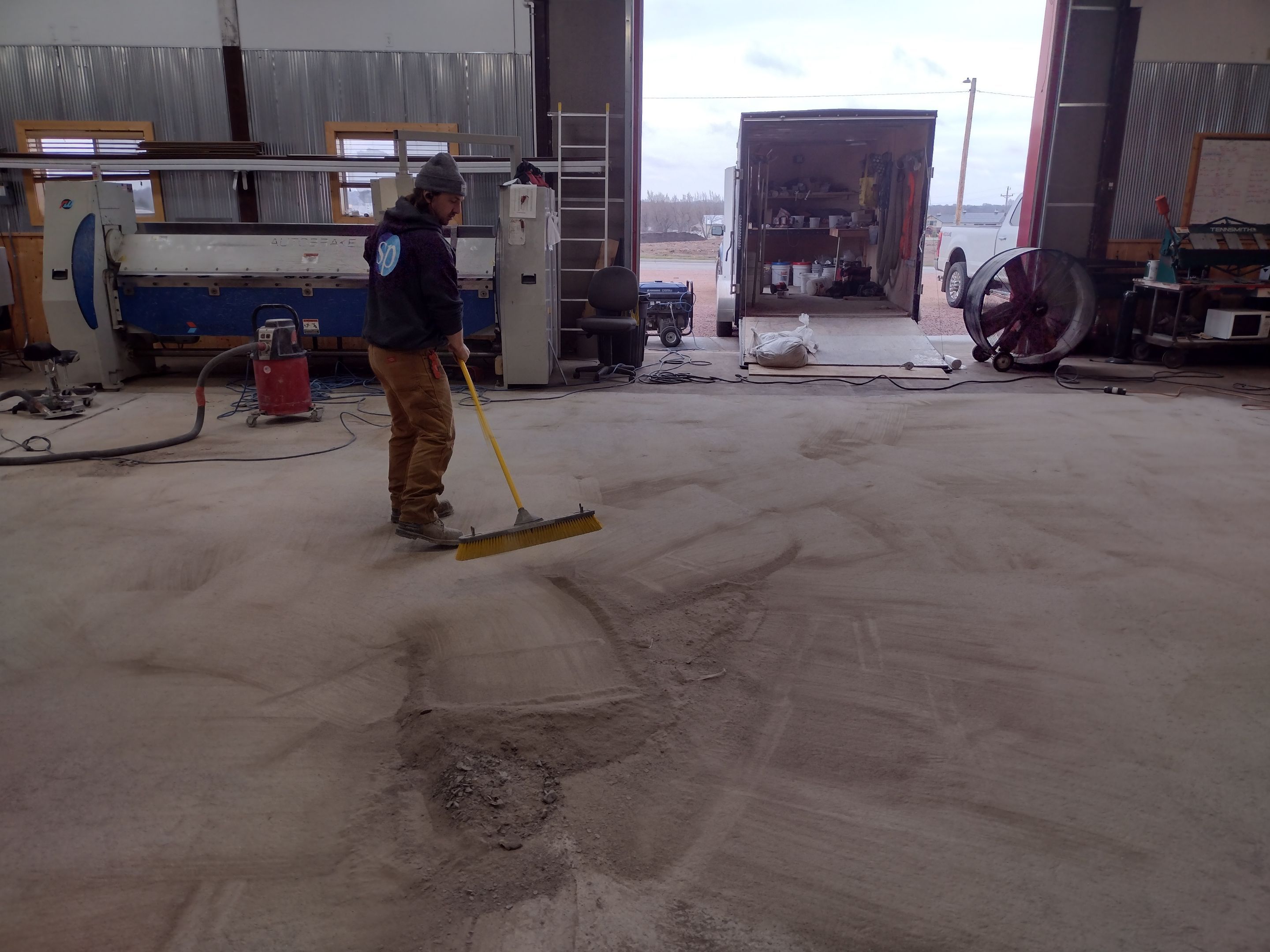 Garage using Solid Color by Select Painting, Coatings & Garage Cabinets