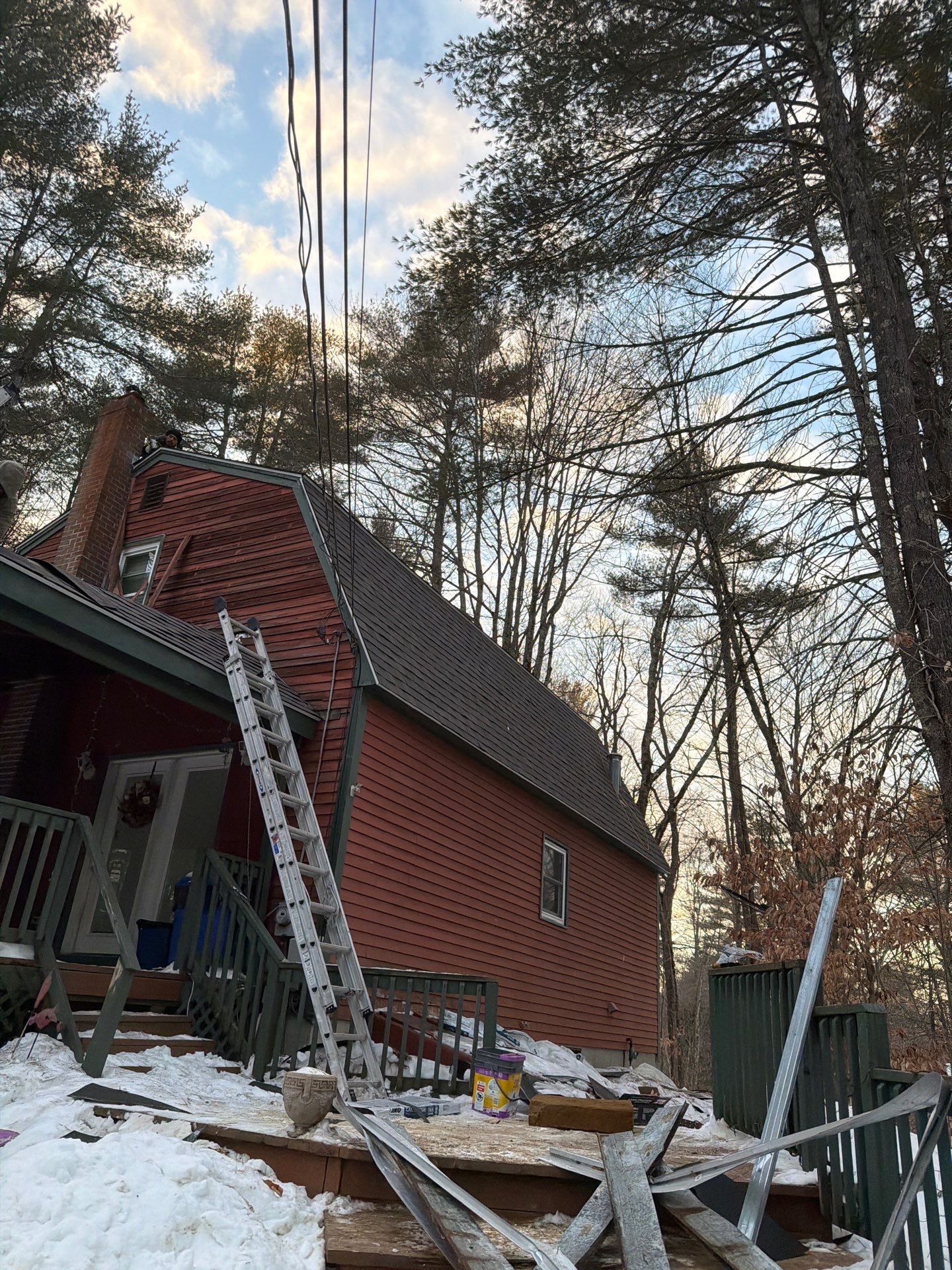 Strafford New Hampshire - IKO Roof Install by Tall pine roofing