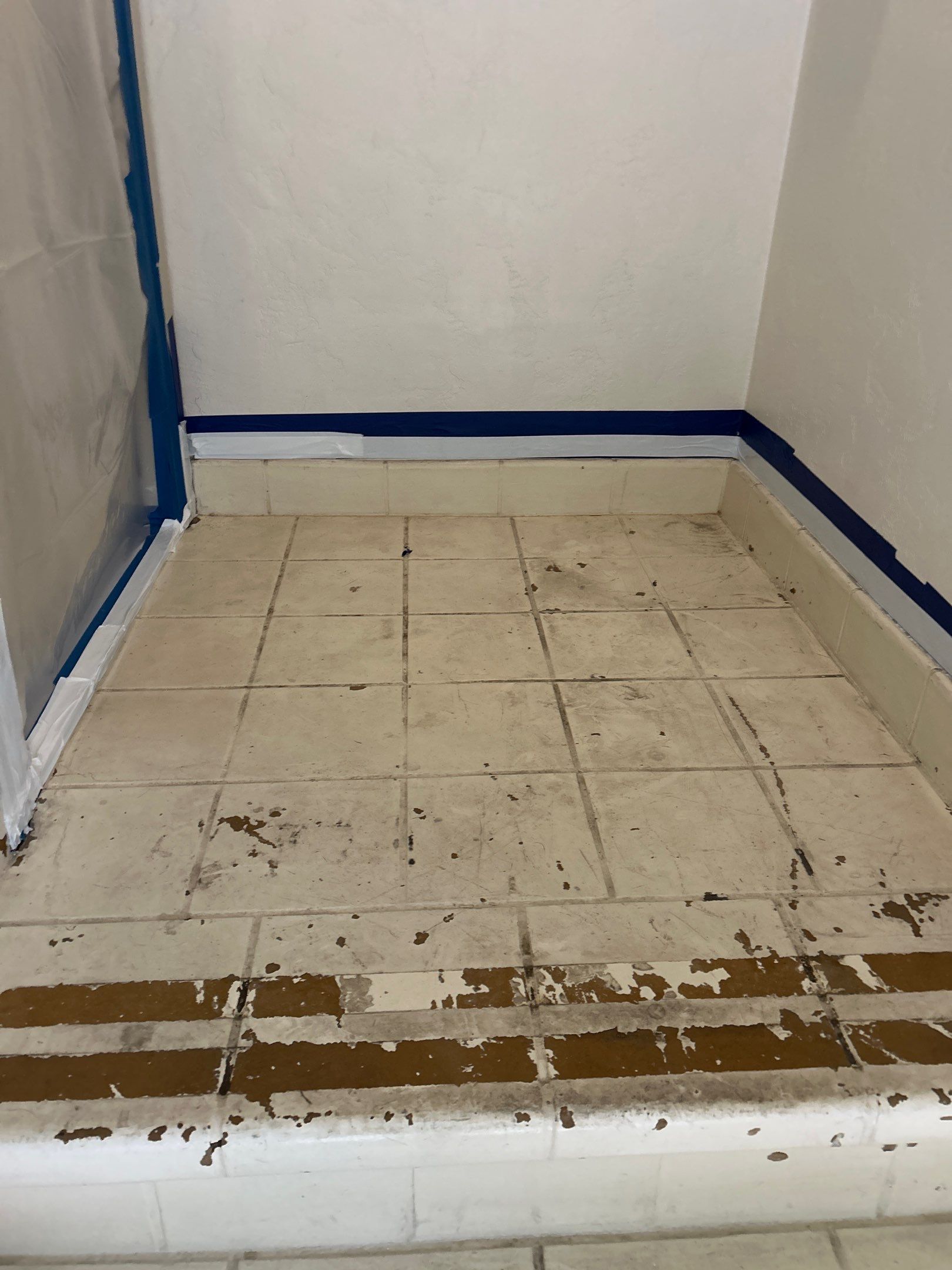 Sandblasting Paint Off Interior Staircase In Los Angeles, CA by La Power Washing Inc
