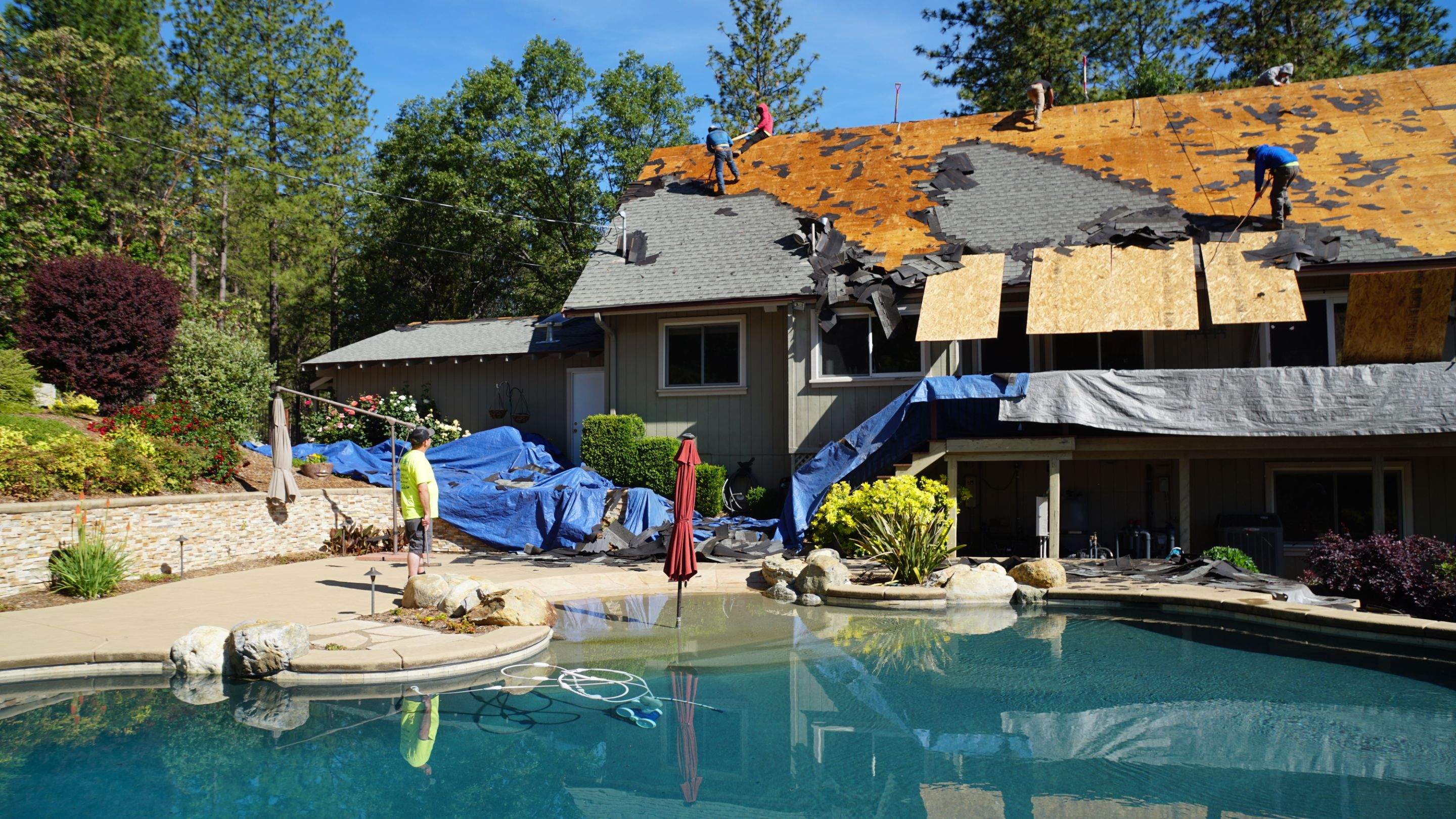 Residential Roofing Installation using Owens Corning Roofing Shingles by Byers Enterprises 