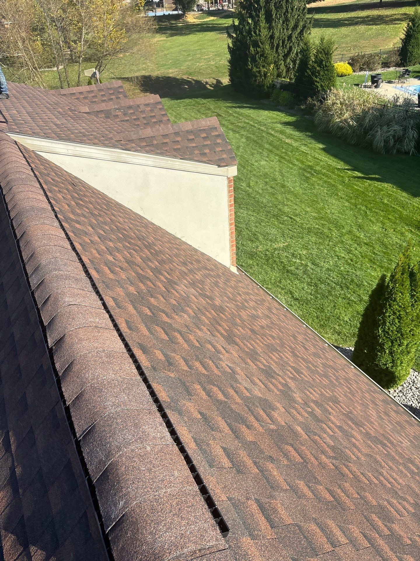 Residential Roofing Installation using GAF TImberline HDZ Hickory by Rainstoppers Roofing