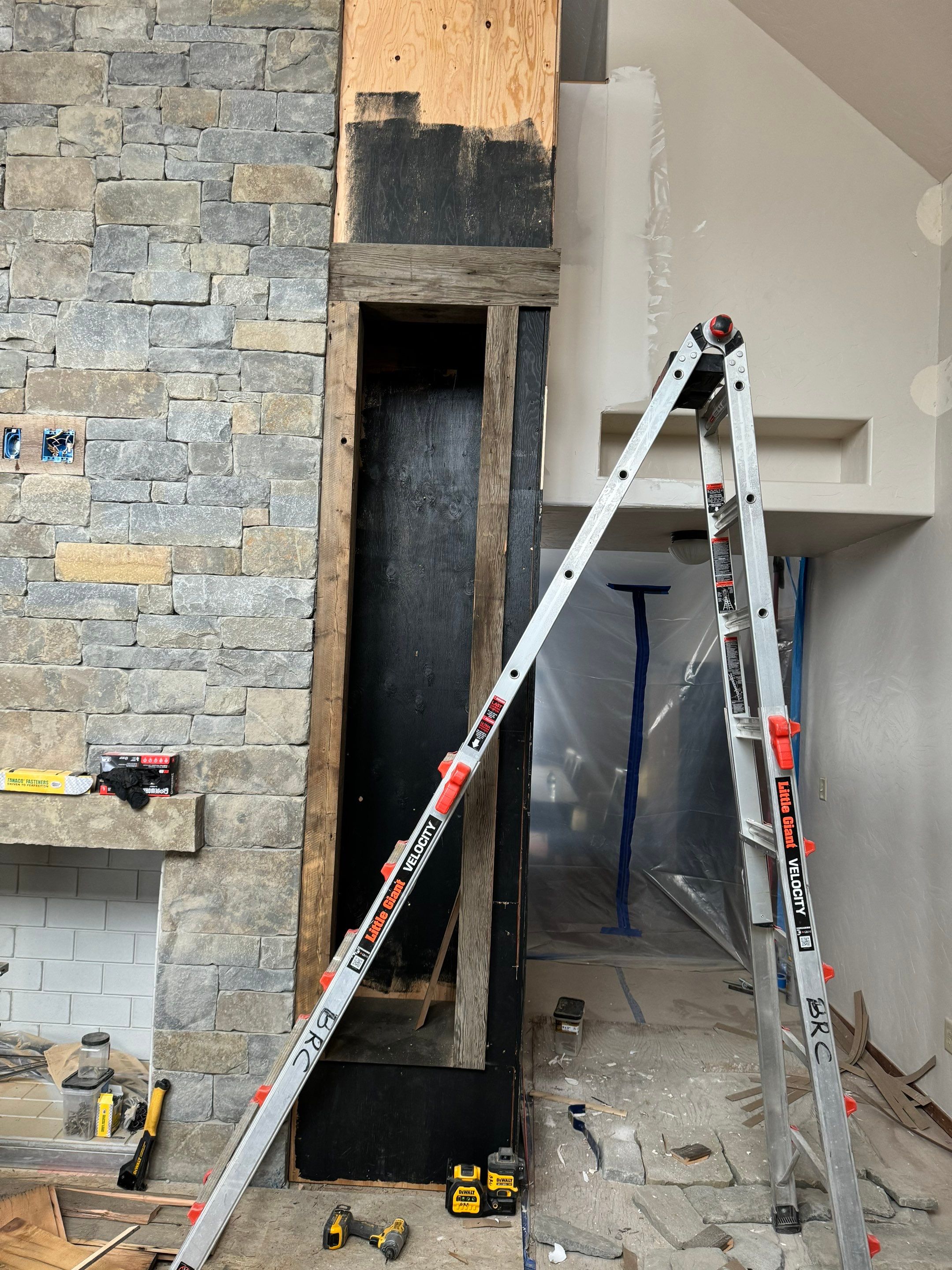 Renovation Project in Big Sky by Blue Room Construction LLC