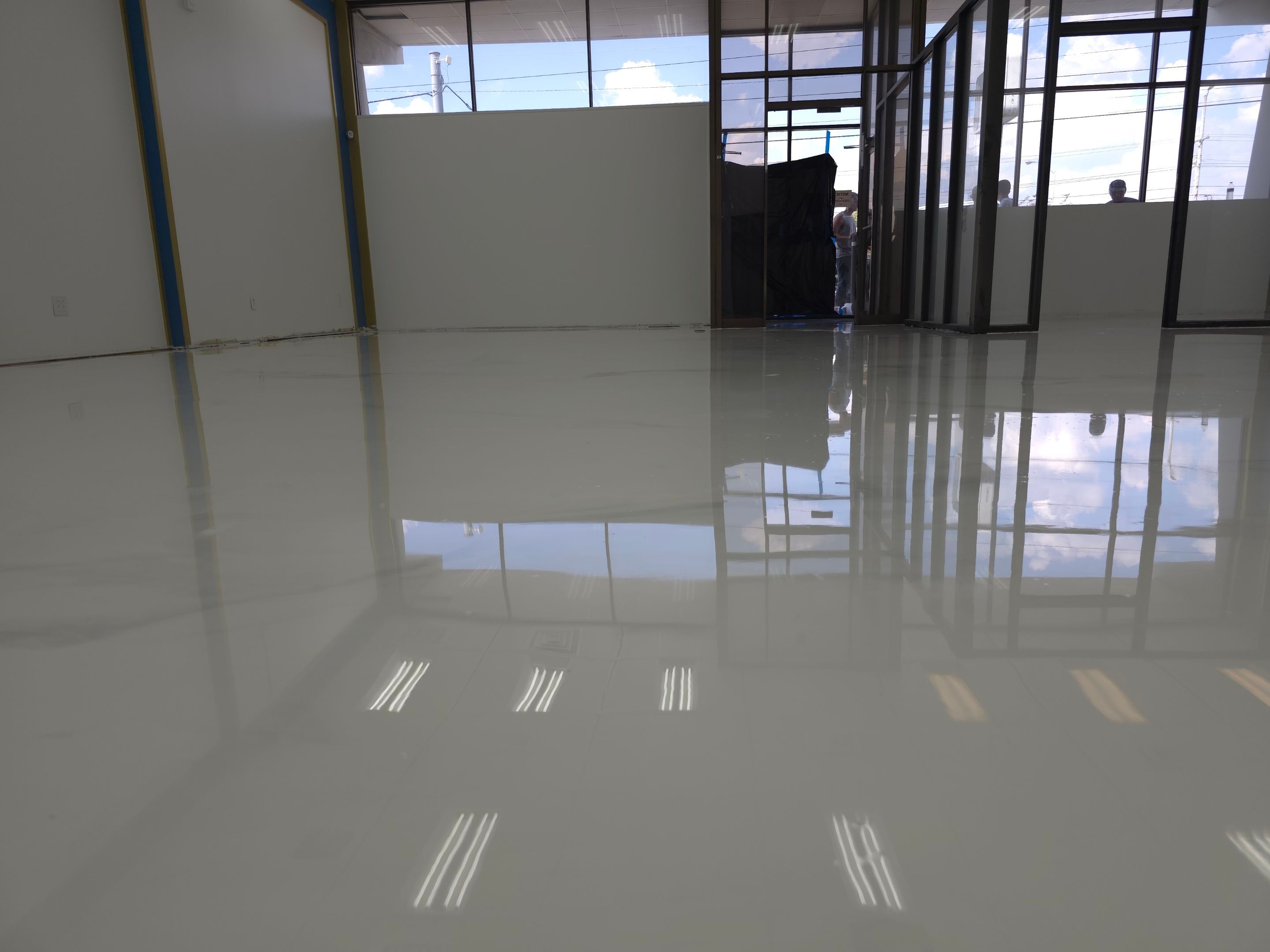 Jewelry Store Floor Gets a Beautiful Upgrade Using Metallic Epoxy by Elite Floor Solutions