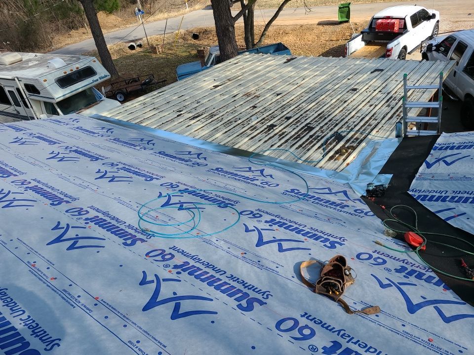 Residential Roofing Installation using ATLAS Pinnacle Pristine Shingles by Harvey Roofing & Construction