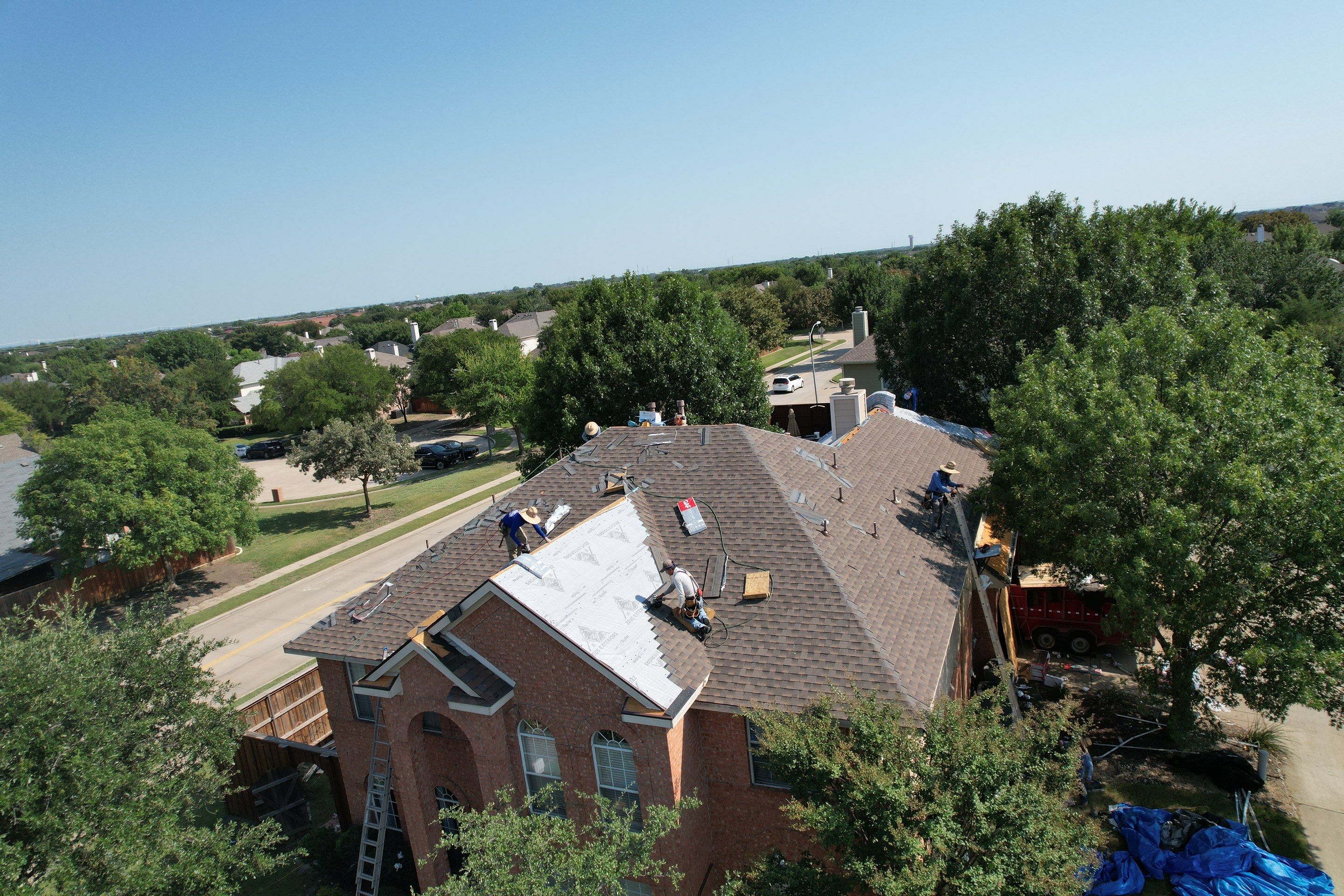 Project in Allen by Zeus Exteriors