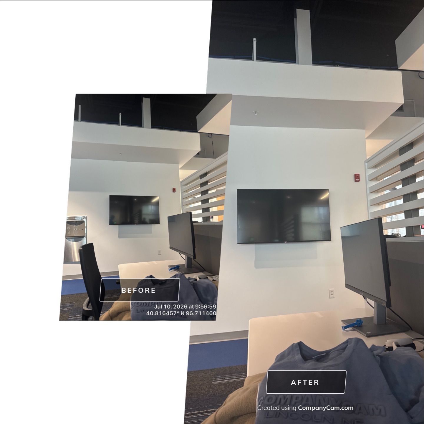 Modern Commercial Office Interior Remodel in Lincoln by CompanyCam Sales Demo