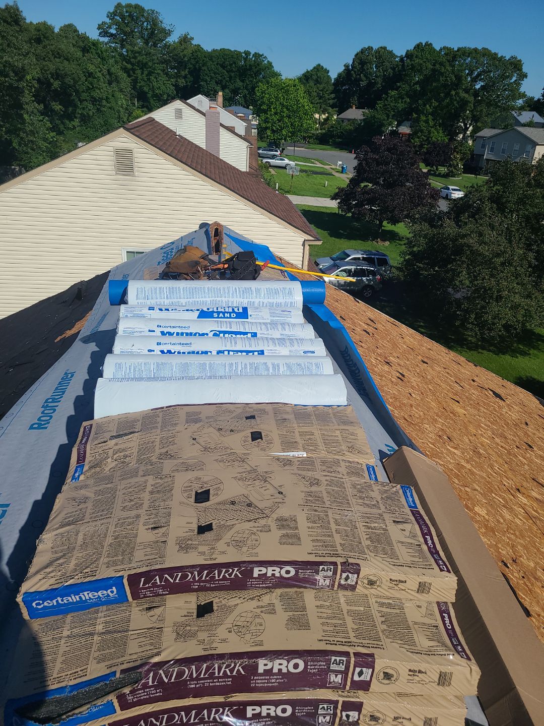 Springfield: CertainTeed Landmark Pro Designer Shingles in Max Def Moire Black by RM Banning, Inc.