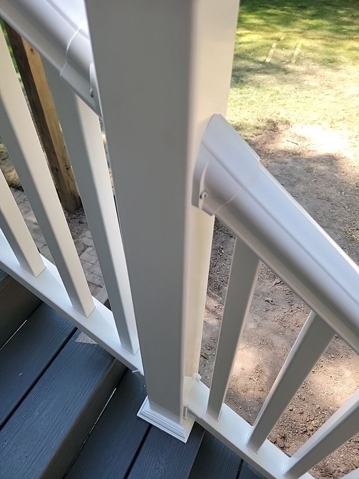 Deck Installation using TIMBERTECH DECKING by Avalon Roofing and Exteriors