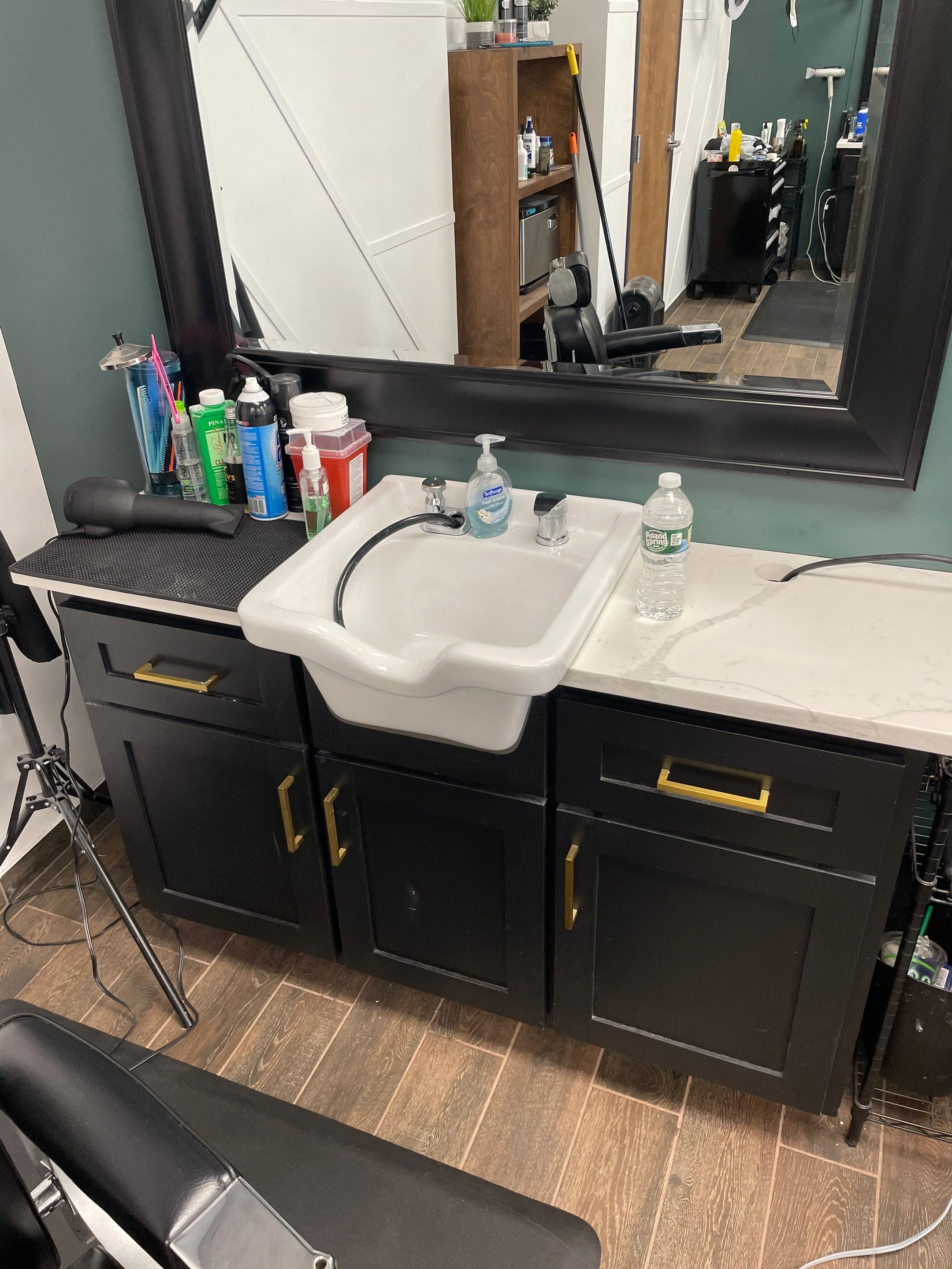 Hair Washing Sink Installation by Stake Plumbing and Heating