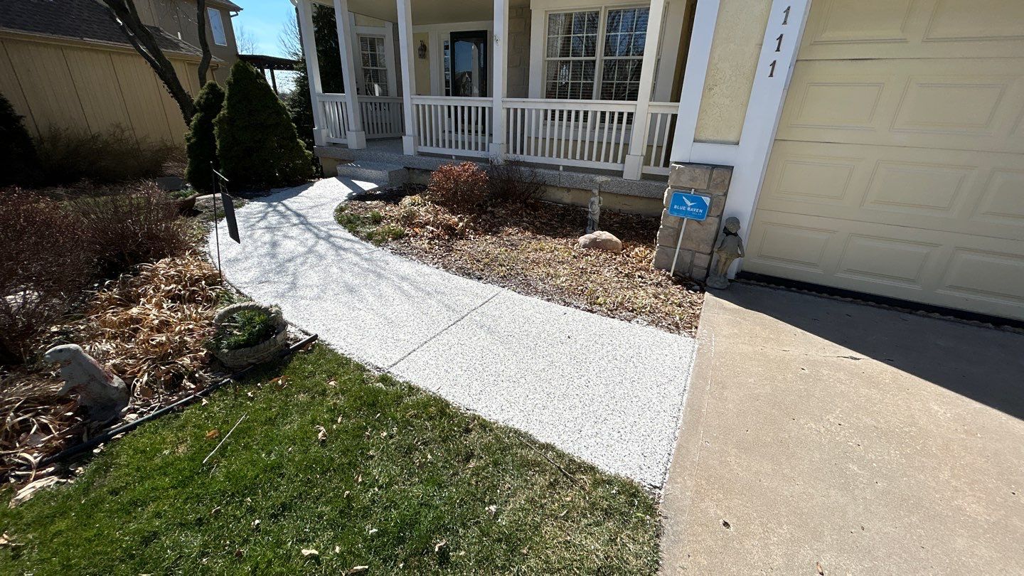 Patio using Cabin Fever by Select Painting, Coatings & Garage Cabinets