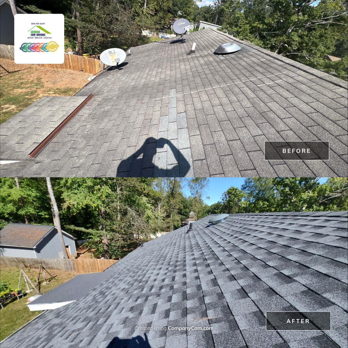 š New Roof & Chimney Cap by Georgia Roof Advisors