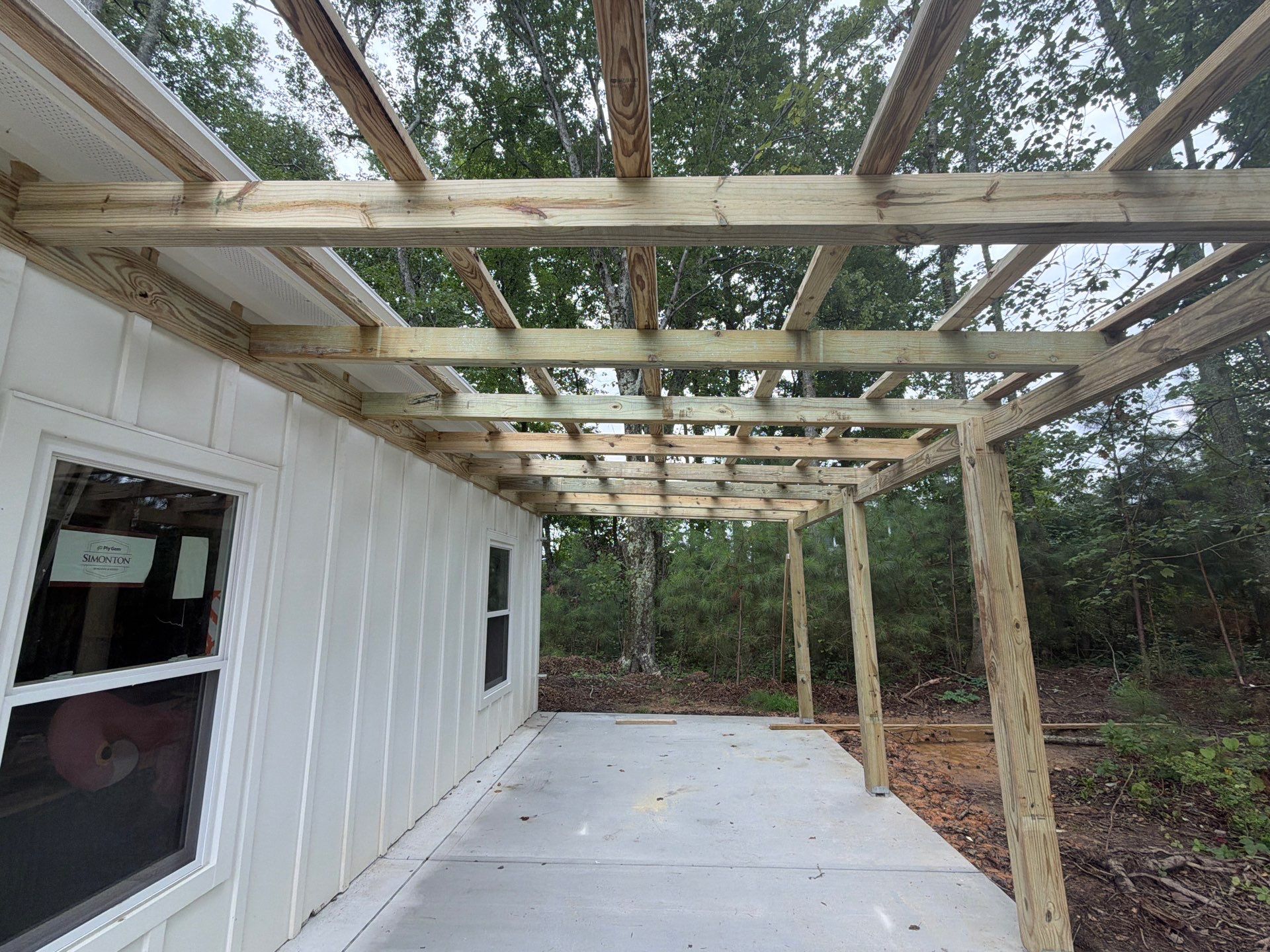 Custom Timber Carport and Pergola Addition in Powder Springs by Swift Home Renovations
