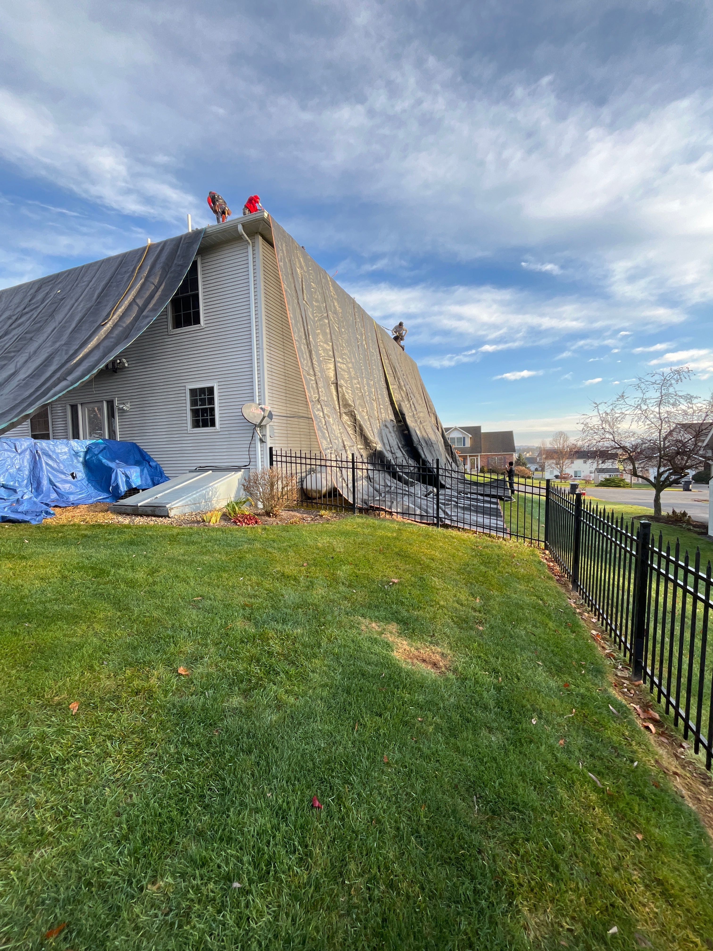 New Roof Installation using Owens Corning Duration Estate Gray by Starway Roof Systems