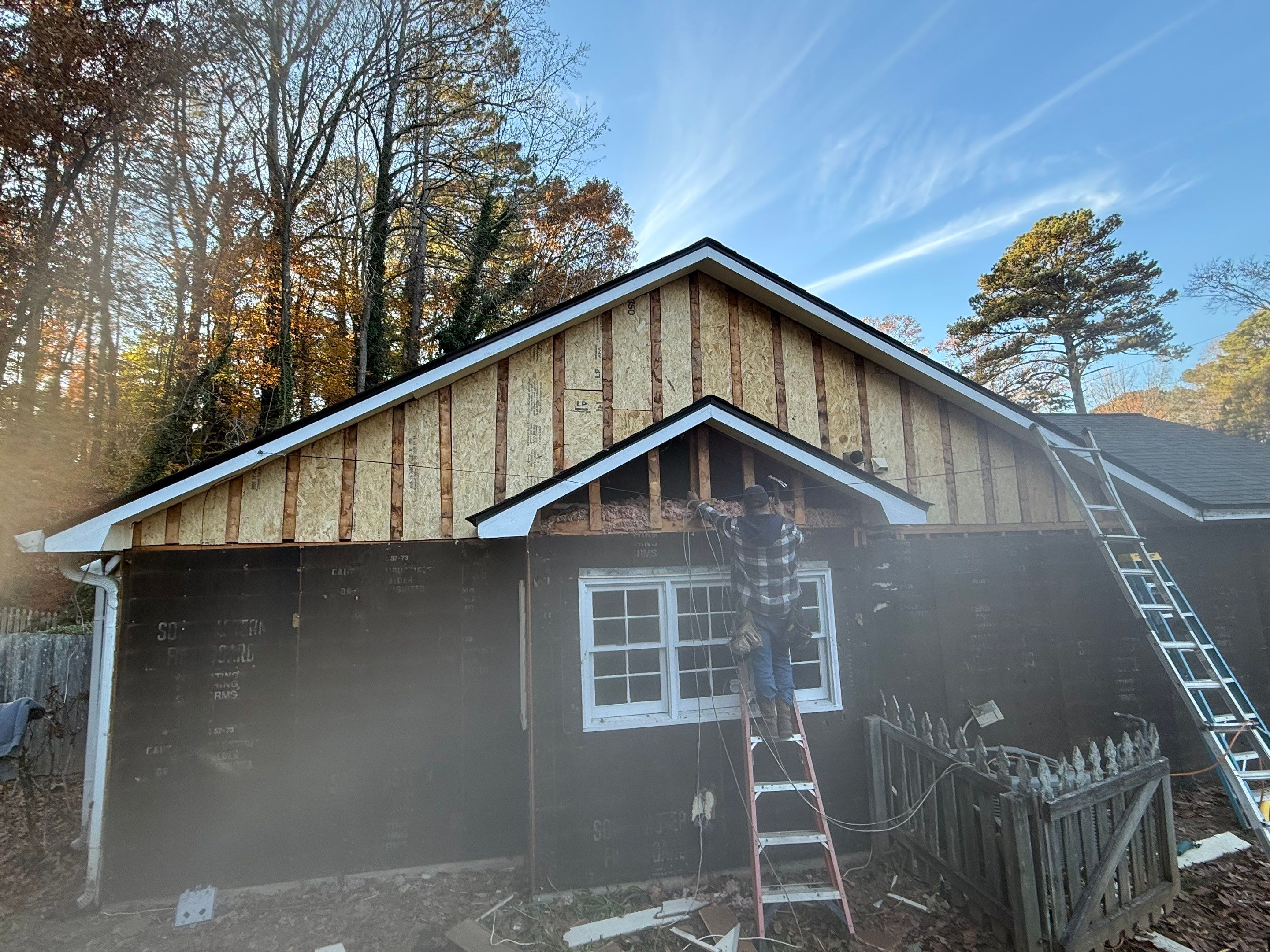 Norcross Exterior Remodel With New Lap Siding and Window Installation by Swift Home Renovations