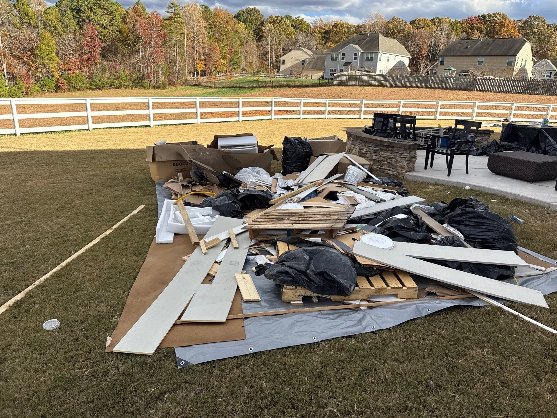 Project in Waxhaw by Badger Hauling