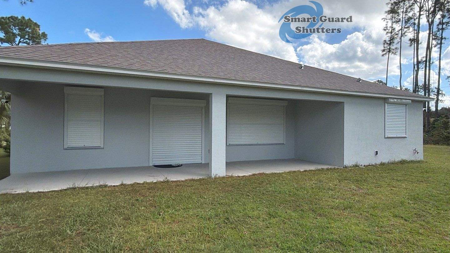 Rolling Shutters in White by Smart Guard Shutters