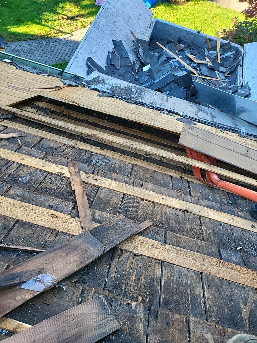 Residential Roofing Installation using Owens Corning Duration Onyx Black by A Plus Exterior