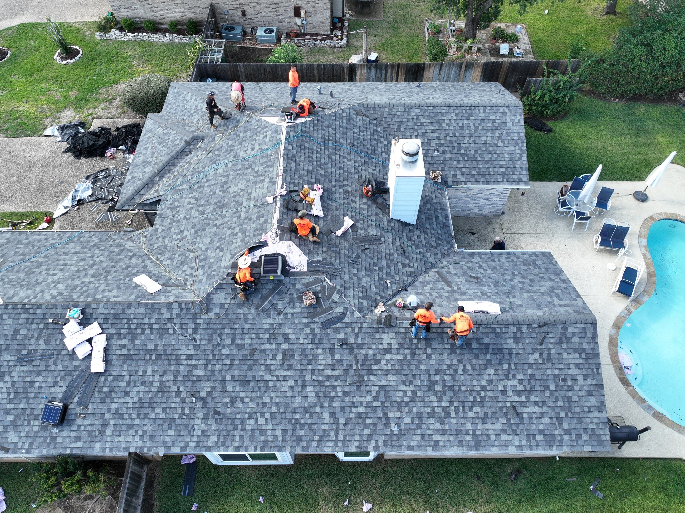 Roof Replacement in San Antonio, Texas by Premier Roofing and Contracting