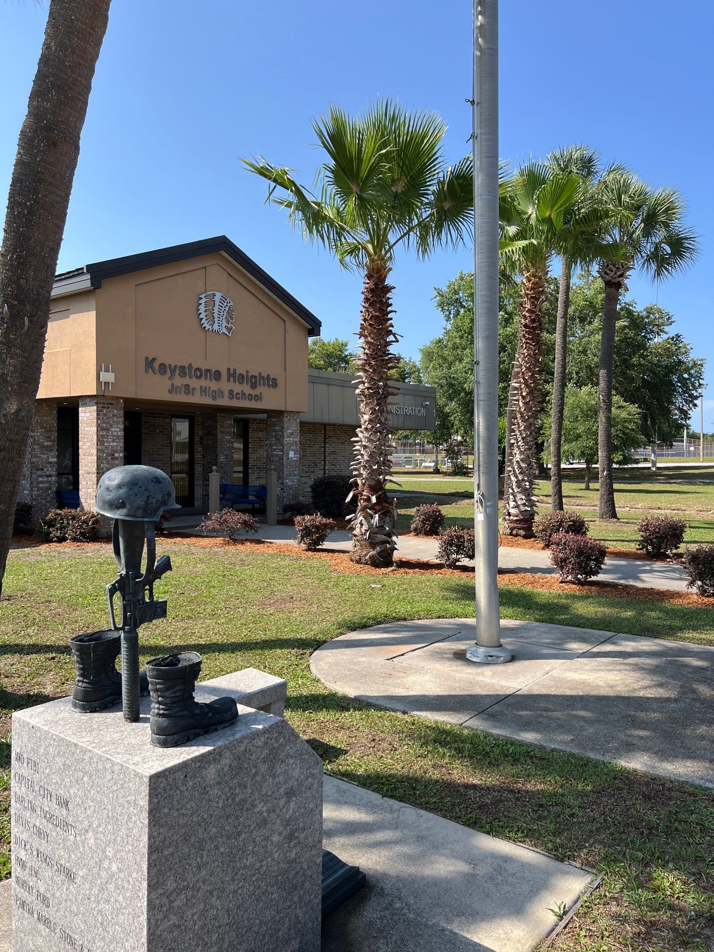 Landscape Install | Keystone Heights HS by ProGreen Services