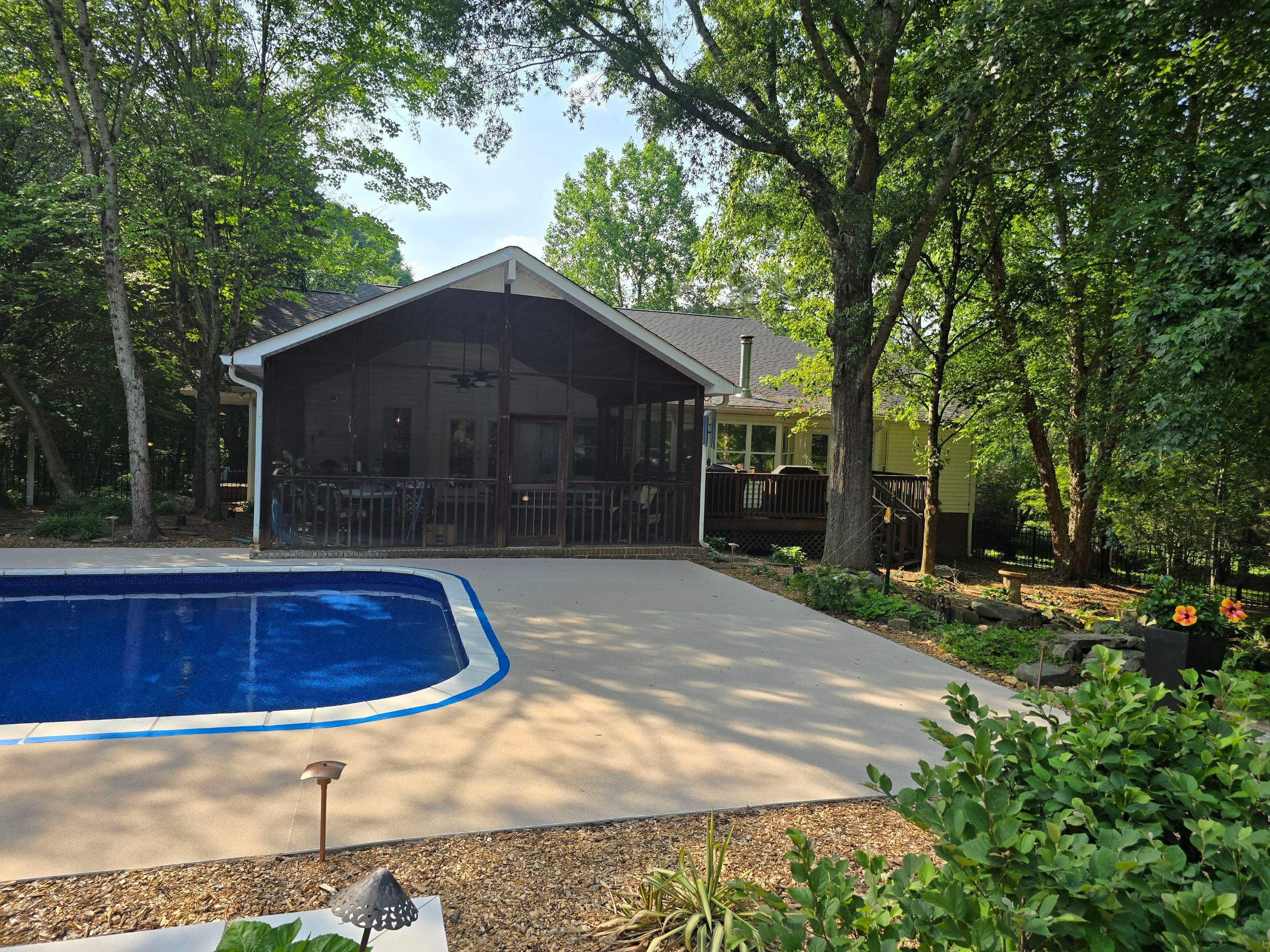 Pool Deck Using Coconut by Elite Floor Solutions