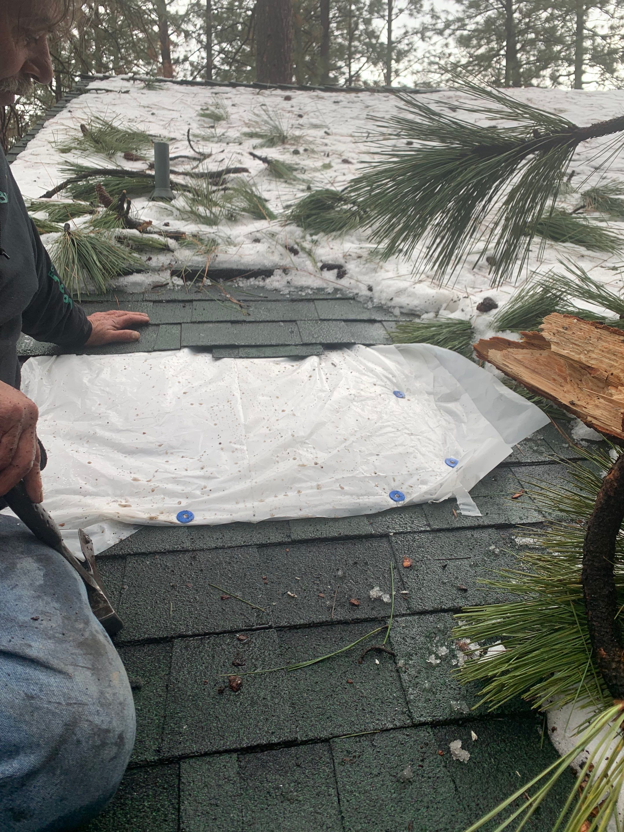Residential Roofing Repair using Owens Corning Roofing Shingles by Byers Enterprises 