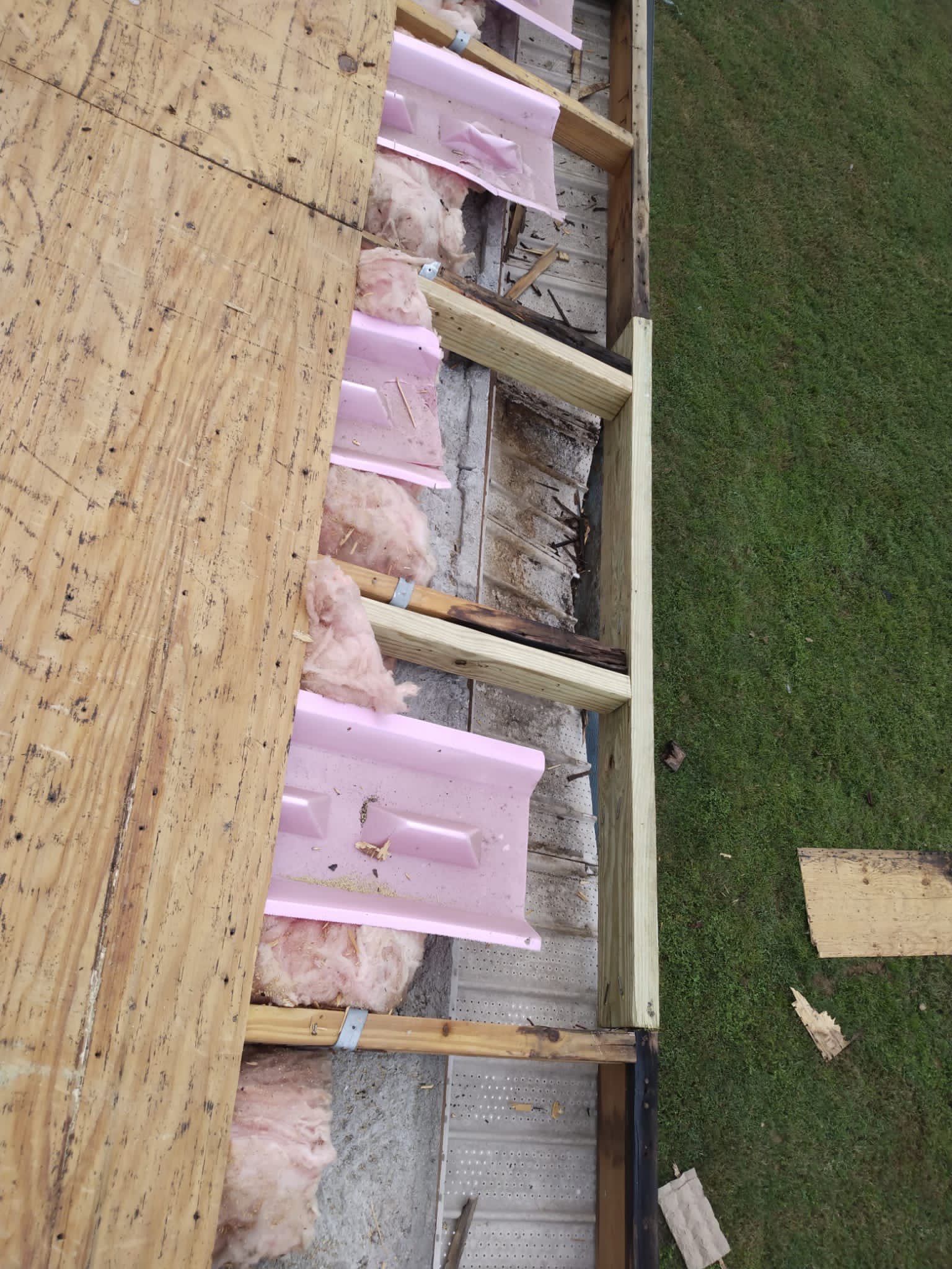 Residential Roofing Installation using GAF HDZ Shingles by Protek Roofing Heating Air & Solar