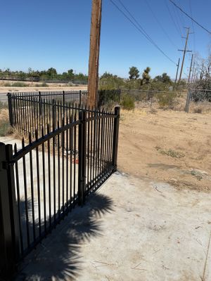 Gate installation using Wrought Iron